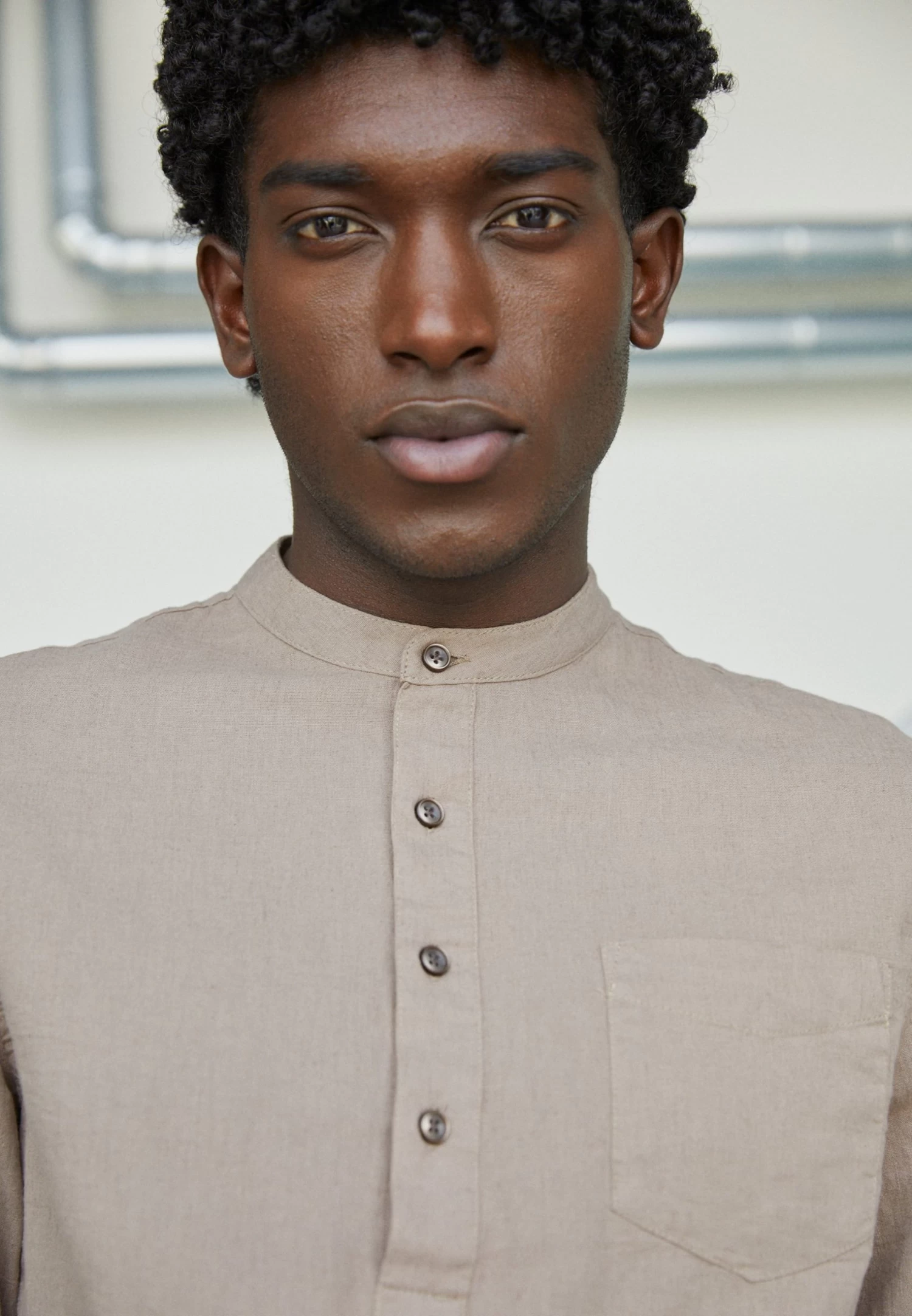 Pier One Camisa - Taupe - Imagen 3