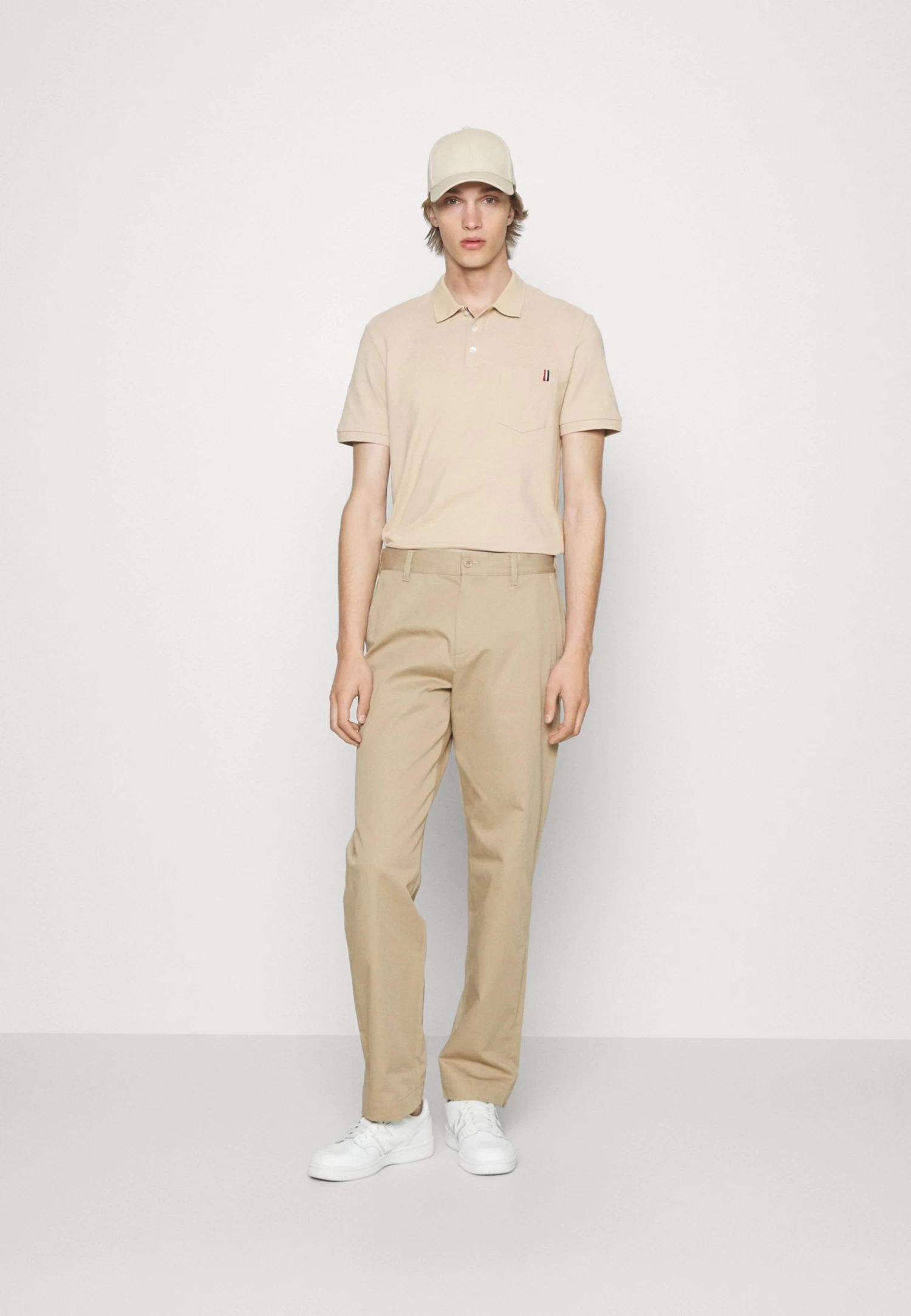 Pier One Tricolore Trim- Polo - Beige - Imagen 2