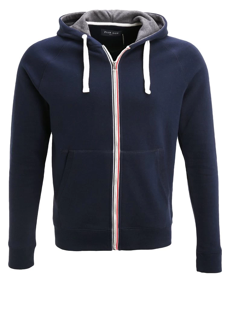 Pier One Sudadera Con Cremallera - Navy - Imagen 6