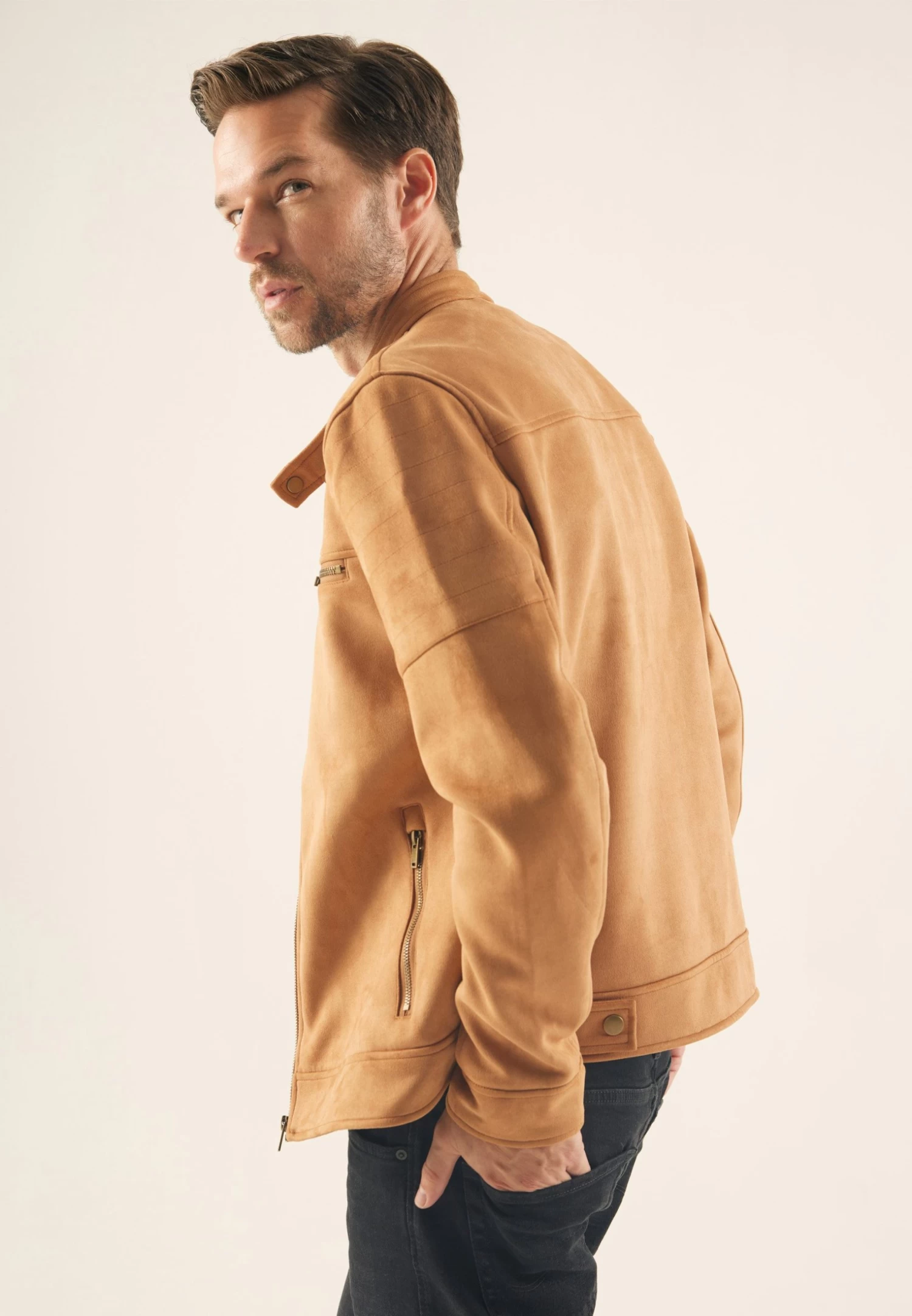 Pier One Chaqueta De Cuero Sintético - Cognac - Imagen 3