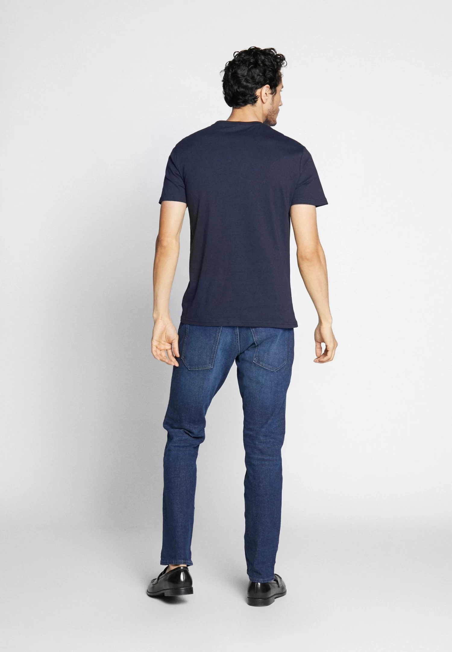 Pier One 4 Pack - Camiseta Básica - Black/White/Blue - Imagen 3