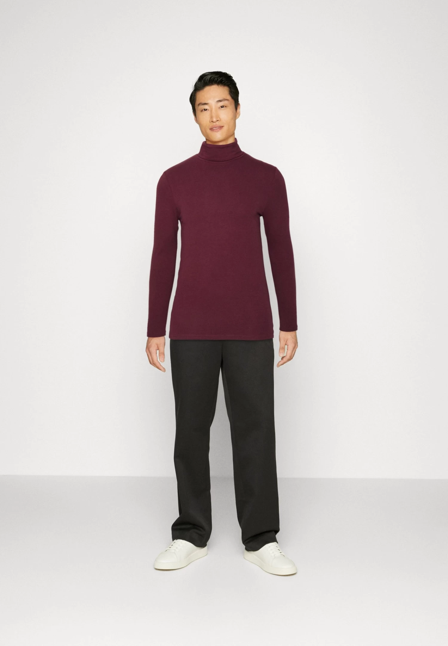 Pier One 2 Pack - Camiseta De Manga Larga - Beige/Bordeaux