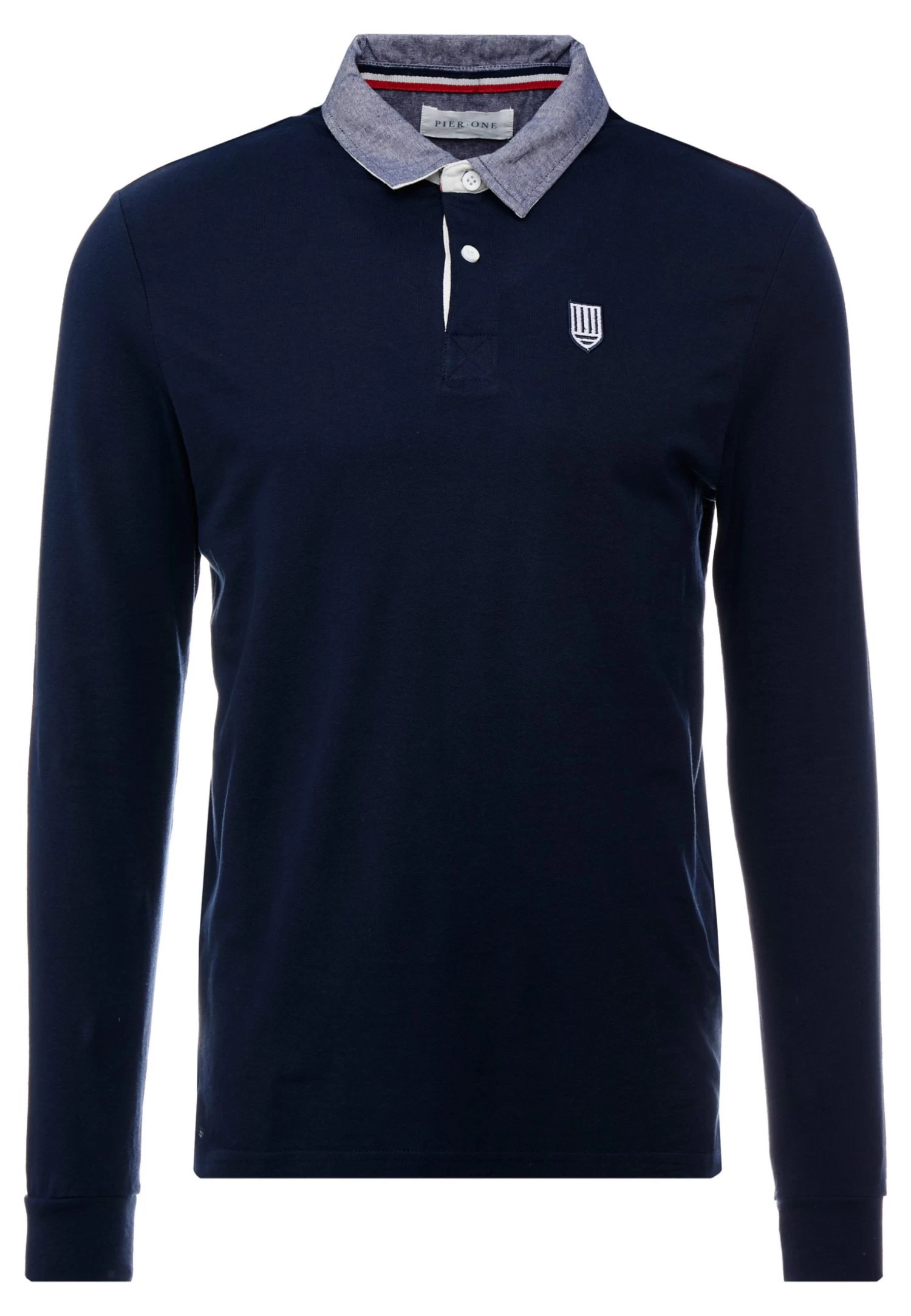 Pier One Collar Rugby - Polo - Dark Blue - Imagen 4
