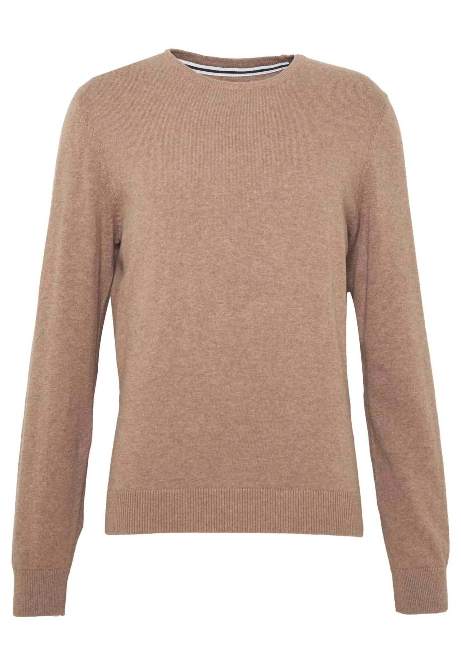 Pier One Basic Crewneck - Jersey De Punto - Mottled Beige - Imagen 6