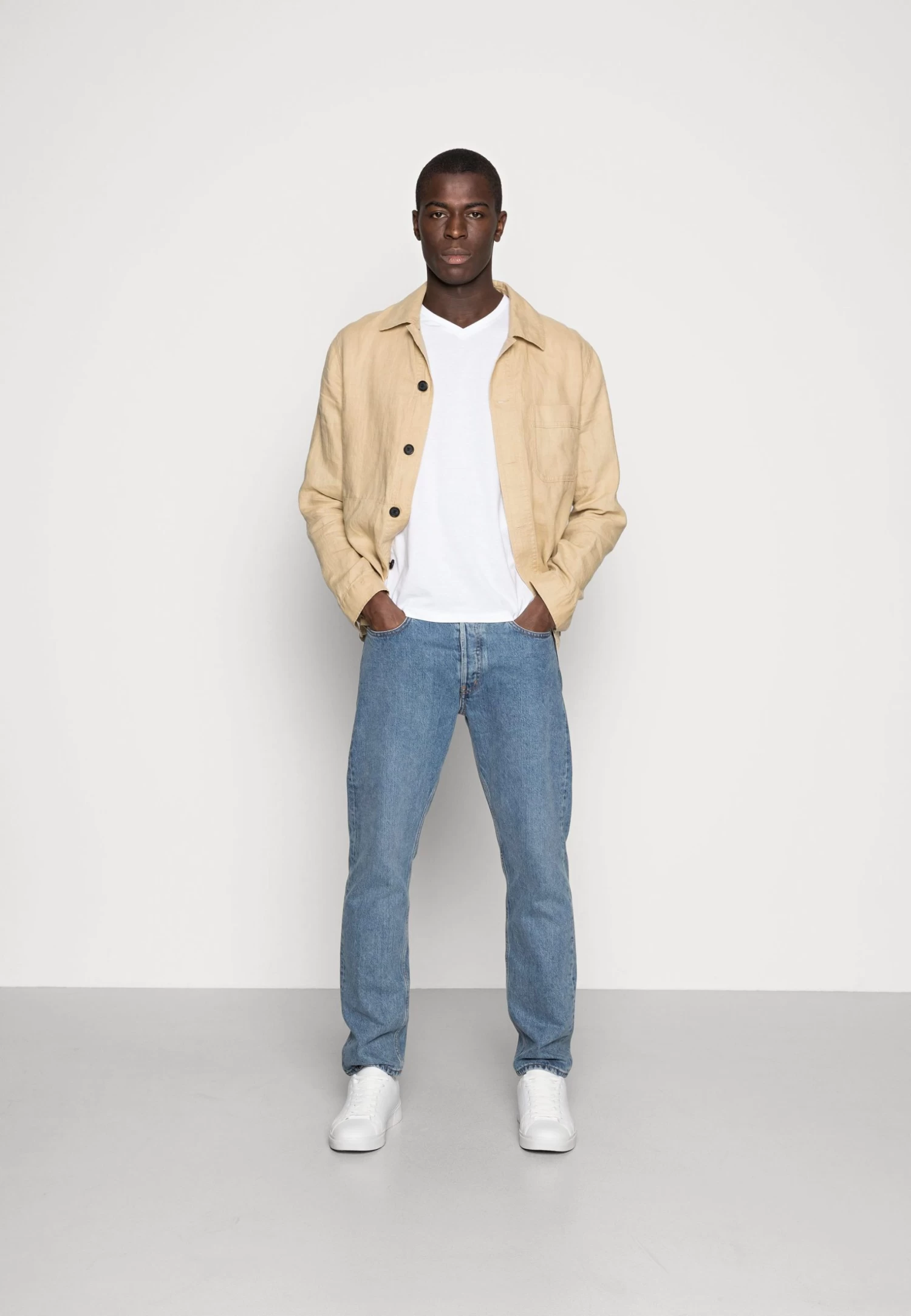 Pier One 5 Pack - Camiseta Básica - White