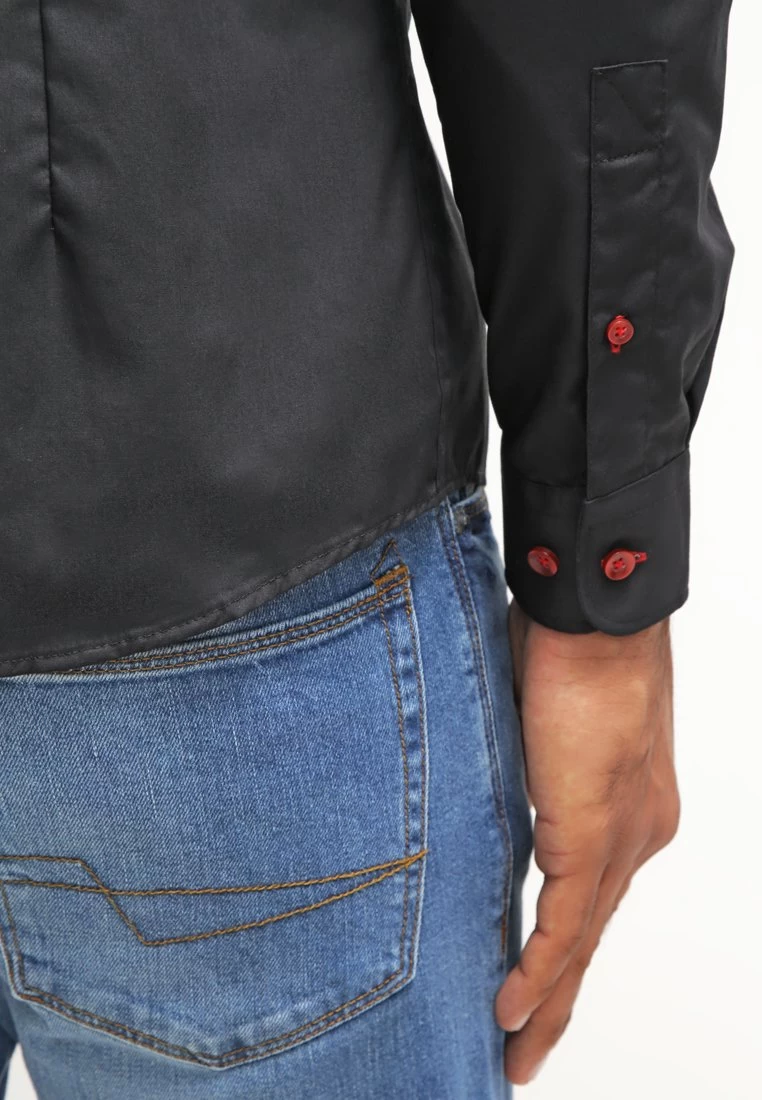 Pier One Camisa - Black/Red - Imagen 5