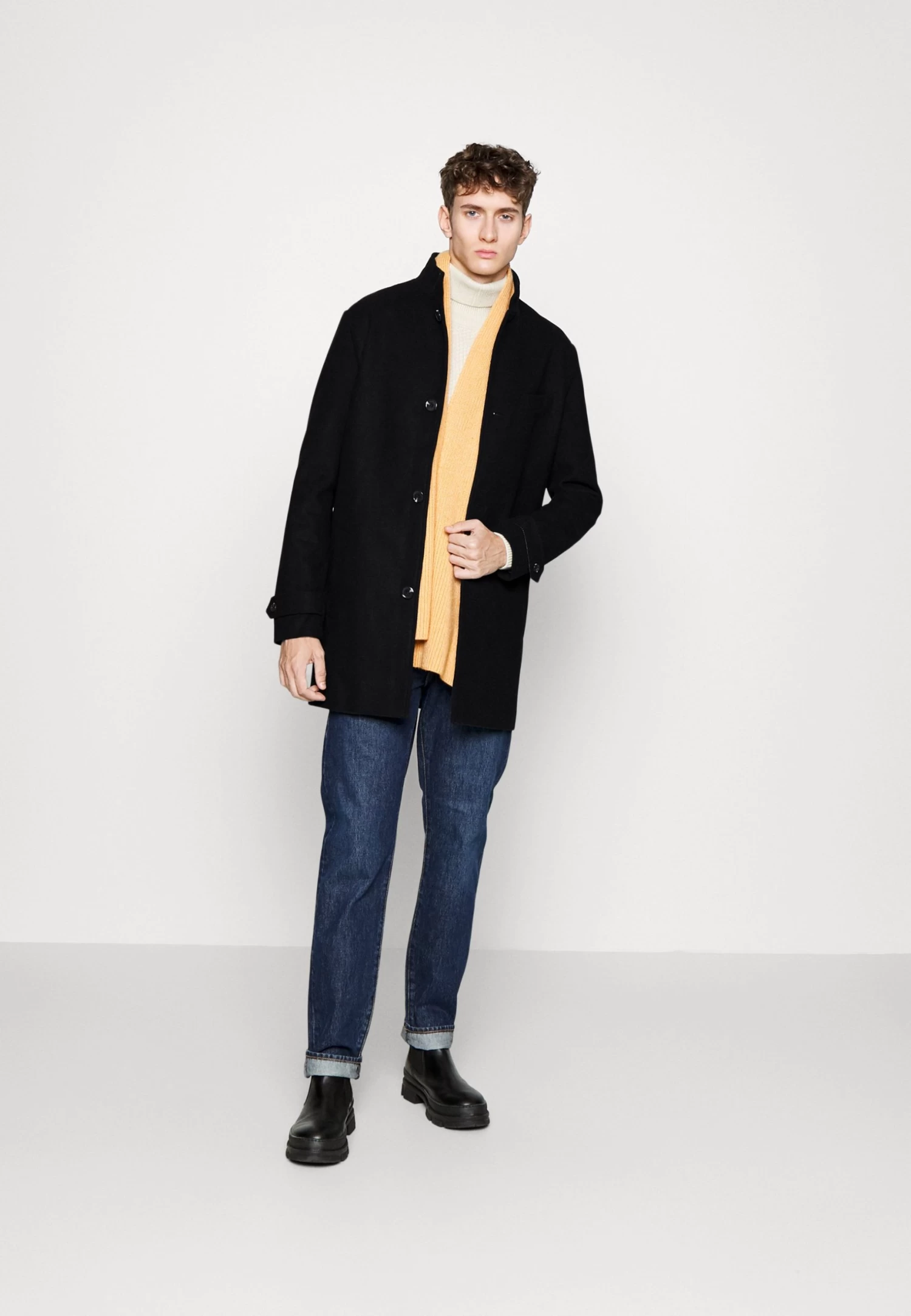 Pier One Abrigo Clásico - Black - Imagen 2