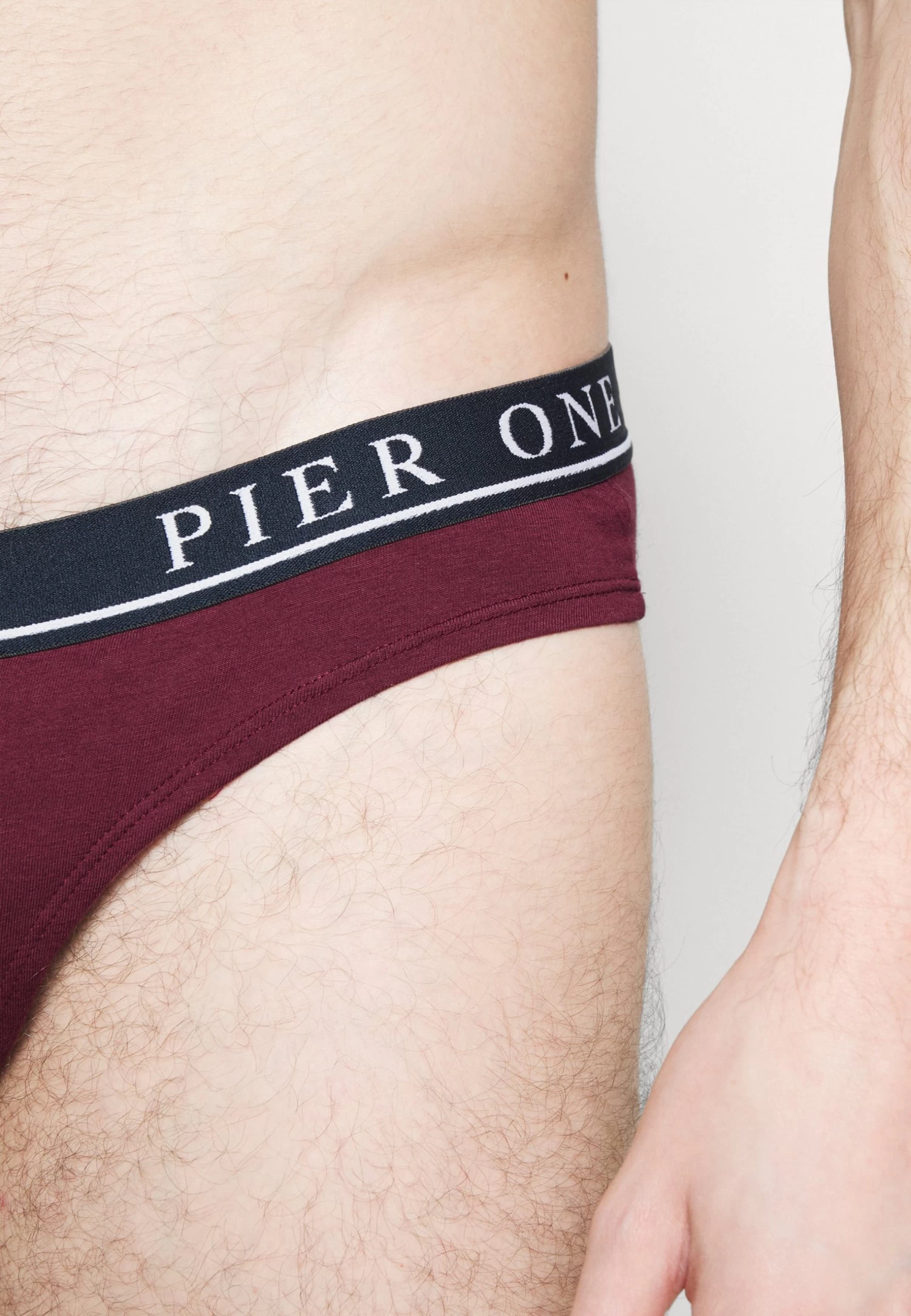 Pier One Branded Waistband Briefs 3 Pack - Braguitas - Dark Blue /Green/Bordeaux - Imagen 6