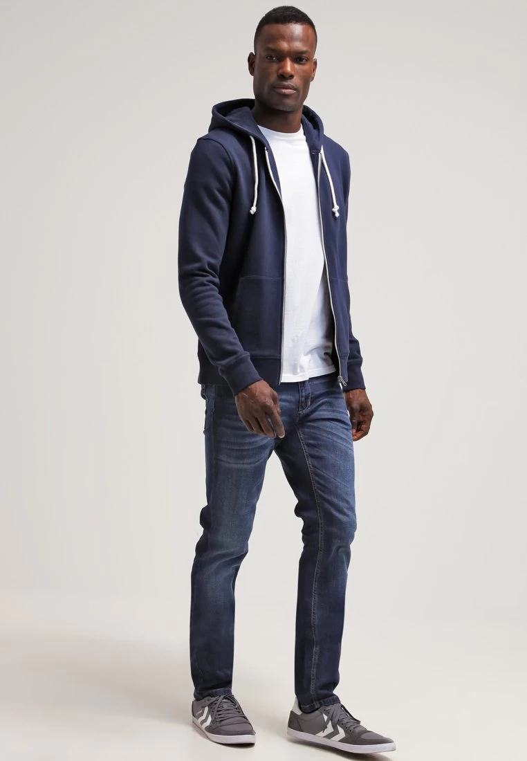 Pier One Sudadera Con Cremallera - Navy - Imagen 2