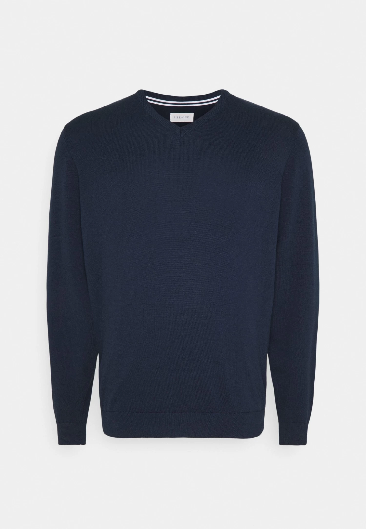 Pier One 2 Pack - Jersey De Punto - Dark Blue/Mottled Dark Grey - Imagen 4