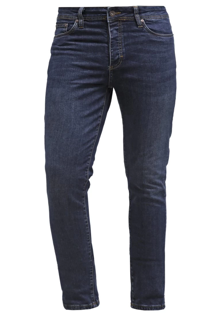 Pier One Vaqueros Slim Fit - Dark Blue Denim - Imagen 4