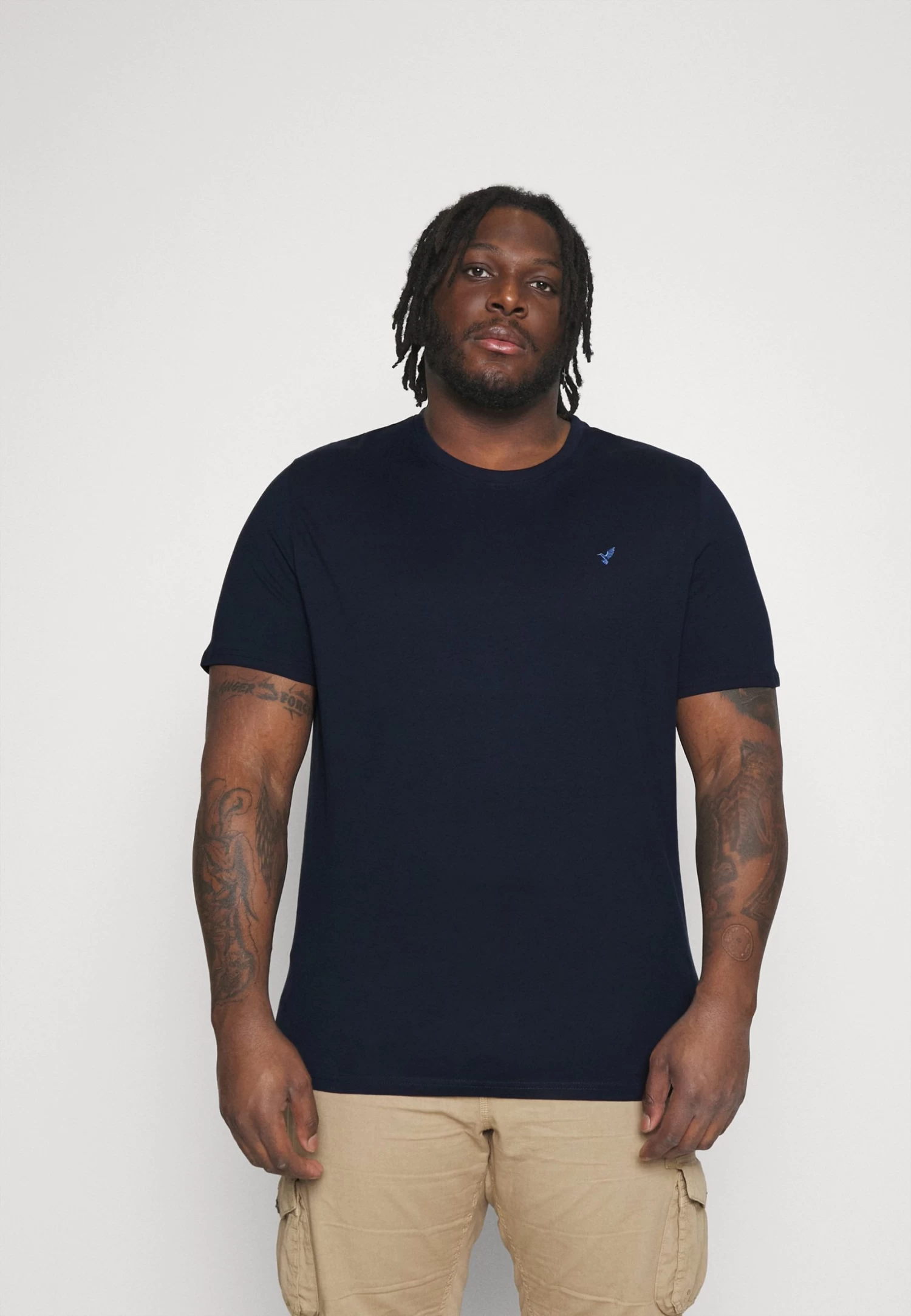 Pier One 5 Pack - Camiseta Básica - White/Mottled Dark Grey/Bordeaux - Imagen 5