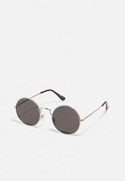 Pier One Unisex - Gafas De Sol - Gold-Coloured/Black