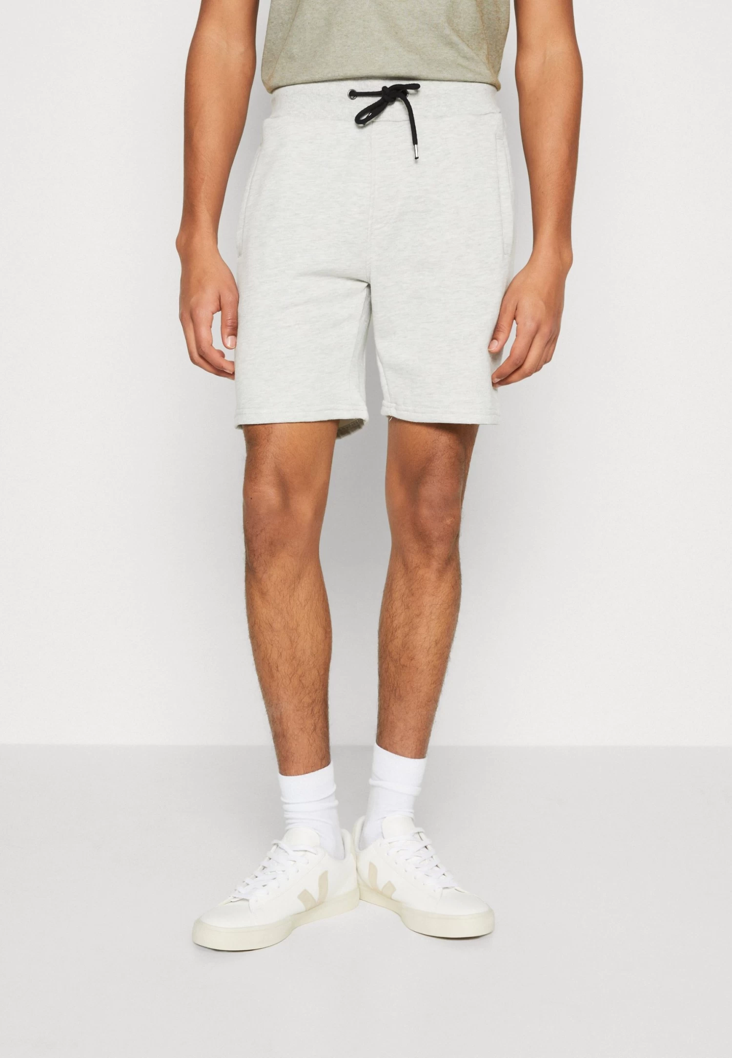 Pier One 2 Pack - Shorts - Grey/Beige - Imagen 4