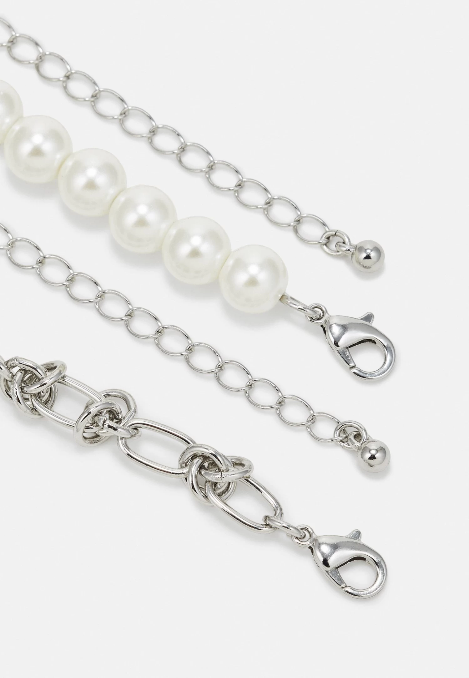 Pier One 2 Pack Unisex - Collar - Silver - Imagen 2