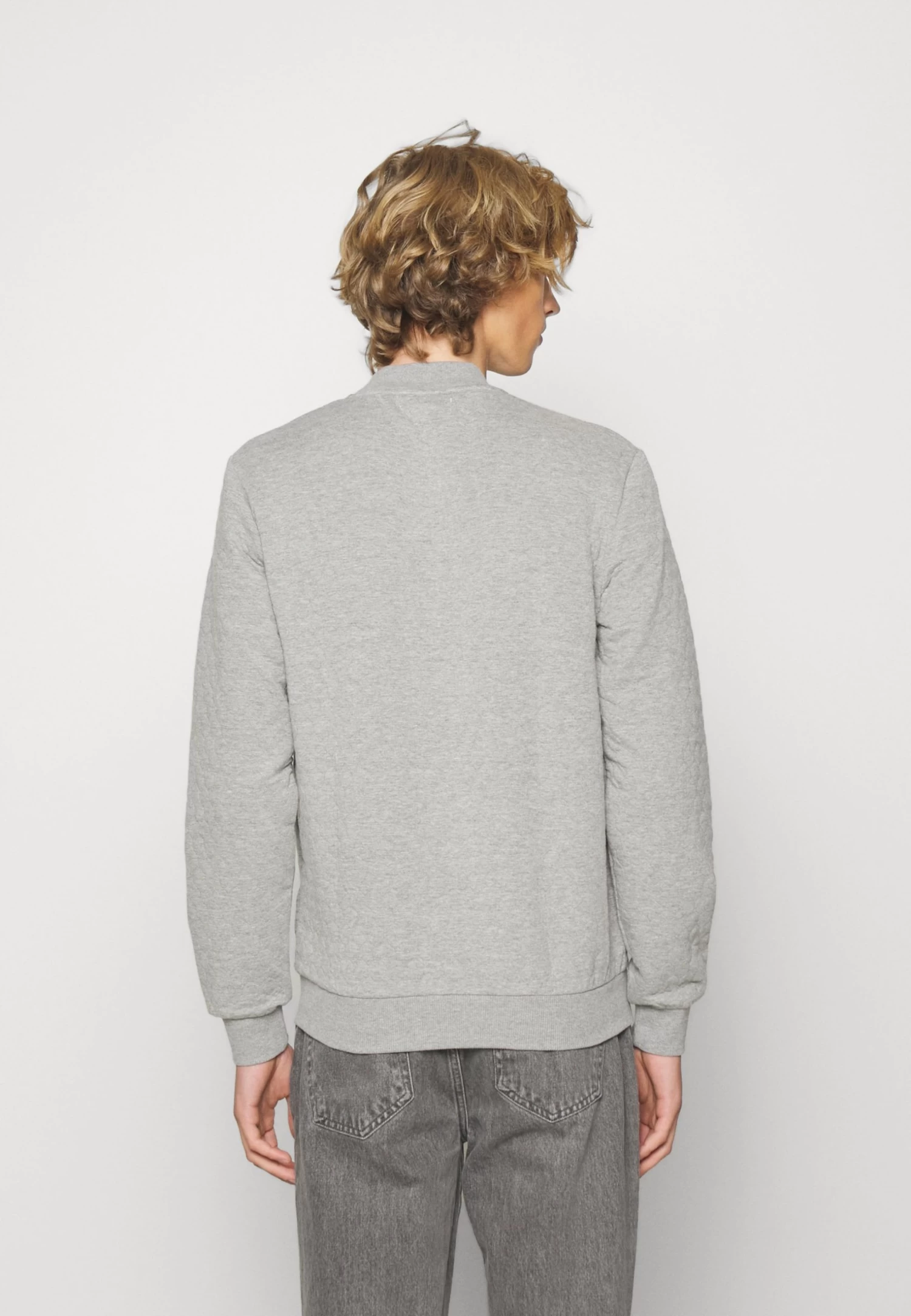 Pier One Sudadera Con Cremallera - Mottled Grey - Imagen 3