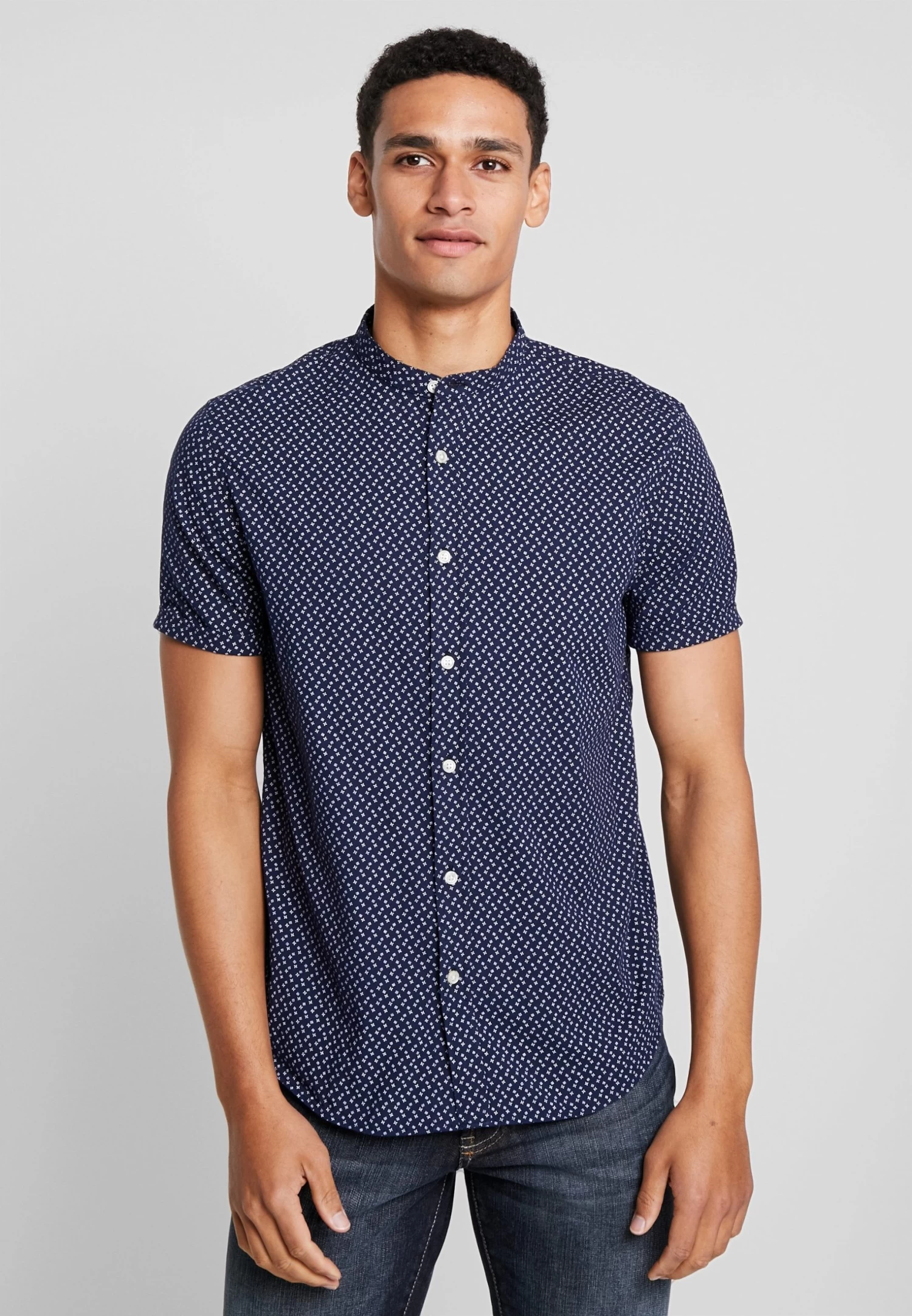 Pier One Camisa - Dark Blue