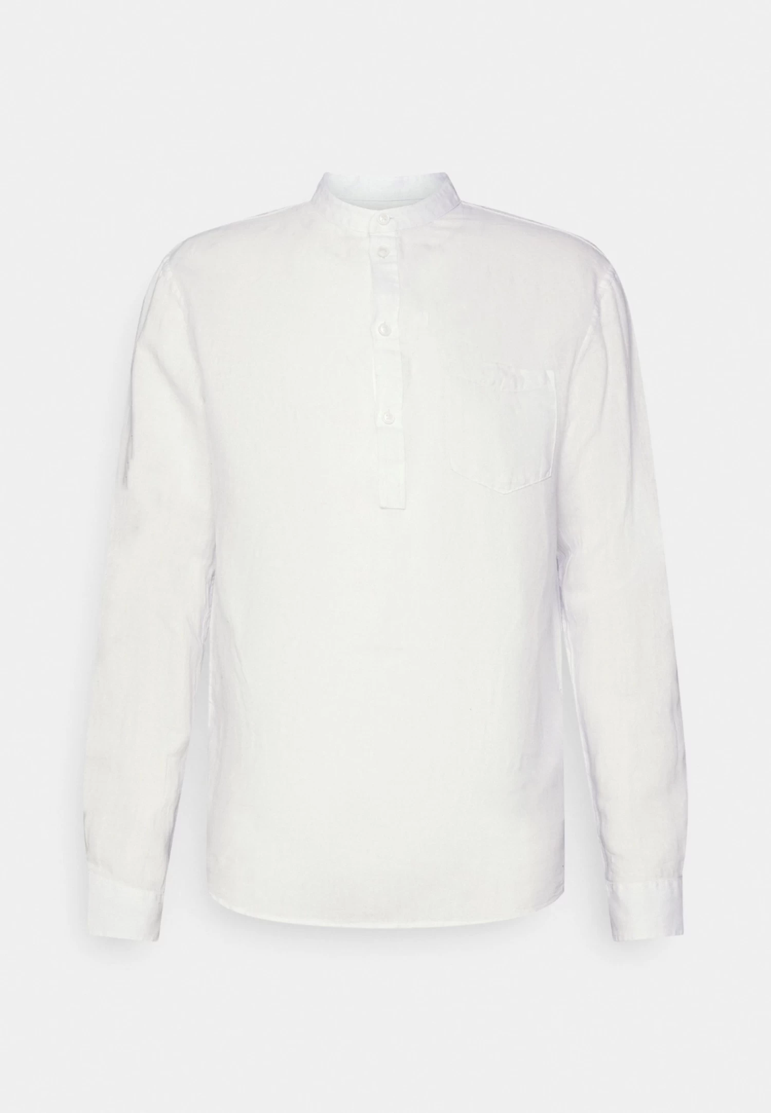 Pier One Linen Cotton Mix 2 Pack - Camisa - White/Black - Imagen 2