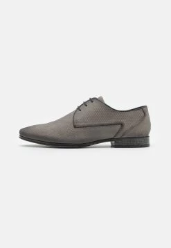 Pier One Leather - Zapatos De Vestir - Dark Grey
