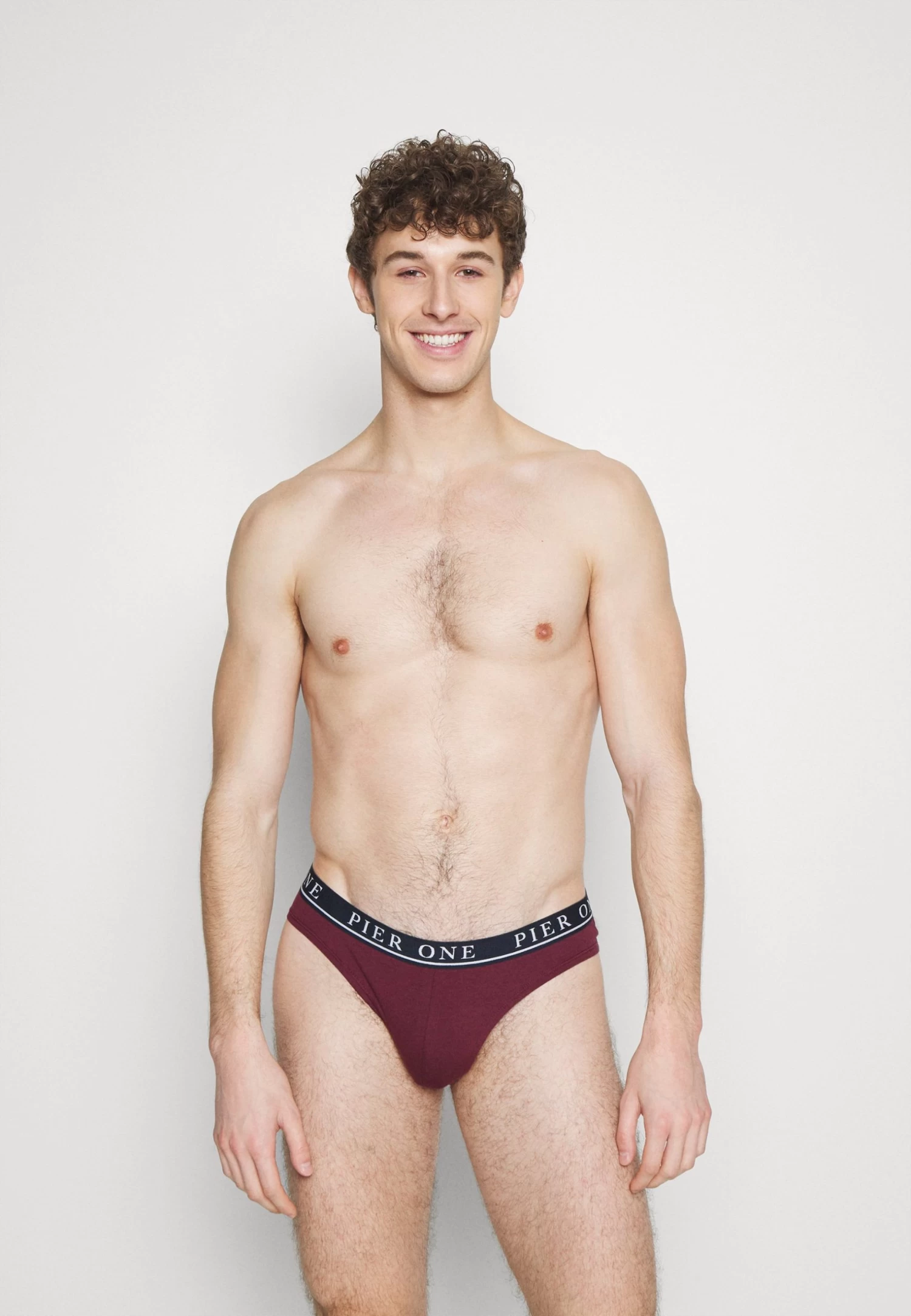 Pier One Branded Waistband Briefs 3 Pack - Braguitas - Dark Blue /Green/Bordeaux - Imagen 3