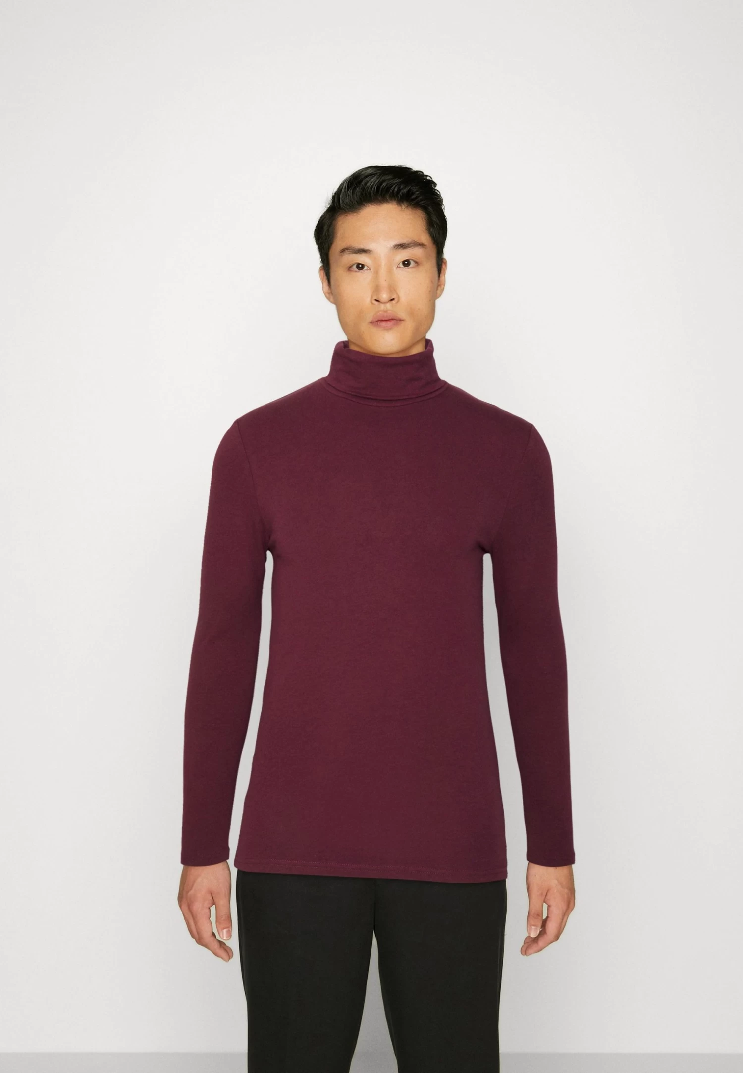 Pier One 2 Pack - Camiseta De Manga Larga - Beige/Bordeaux - Imagen 2