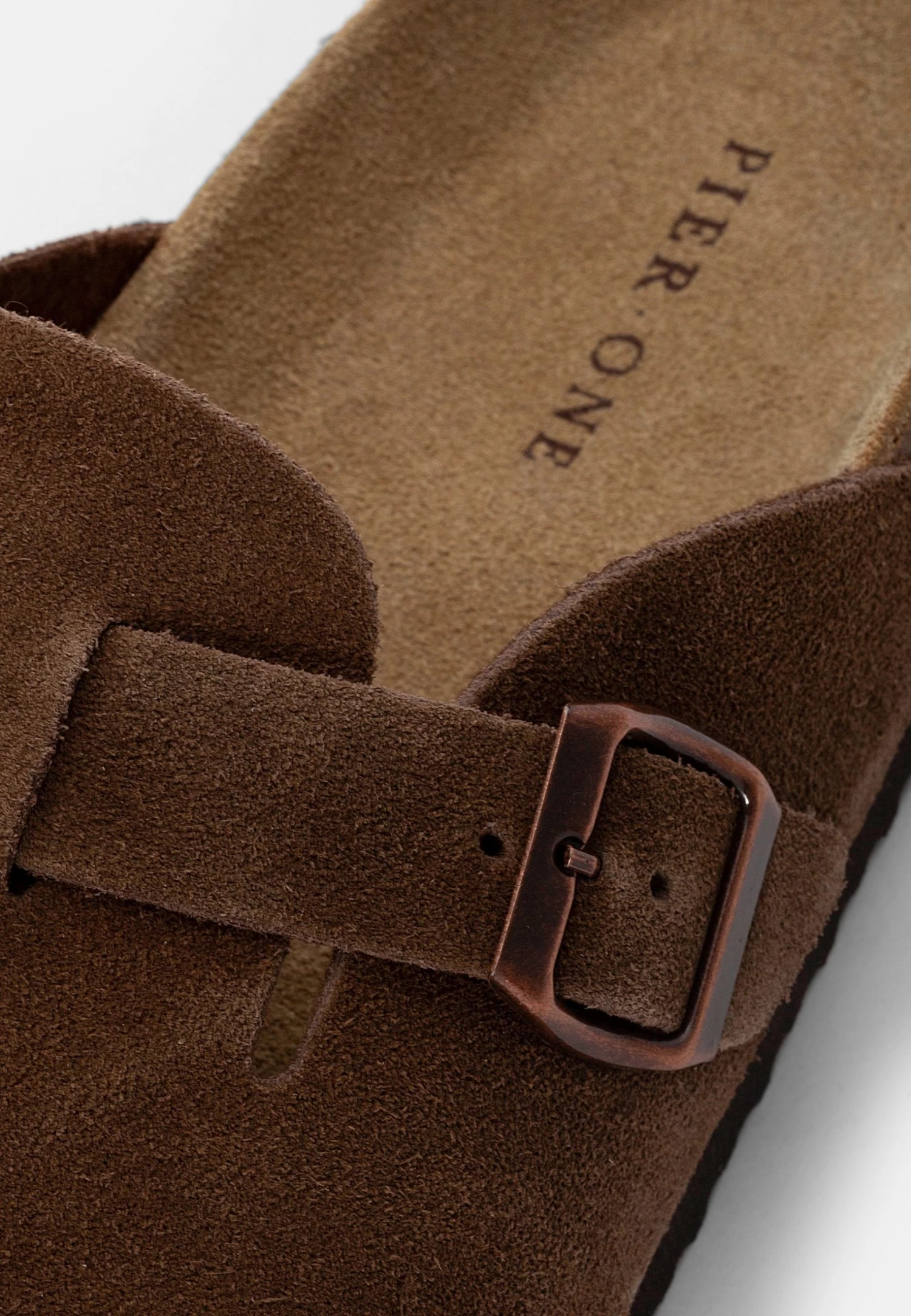 Pier One Leather Unisex - Pantuflas - Brown - Imagen 6