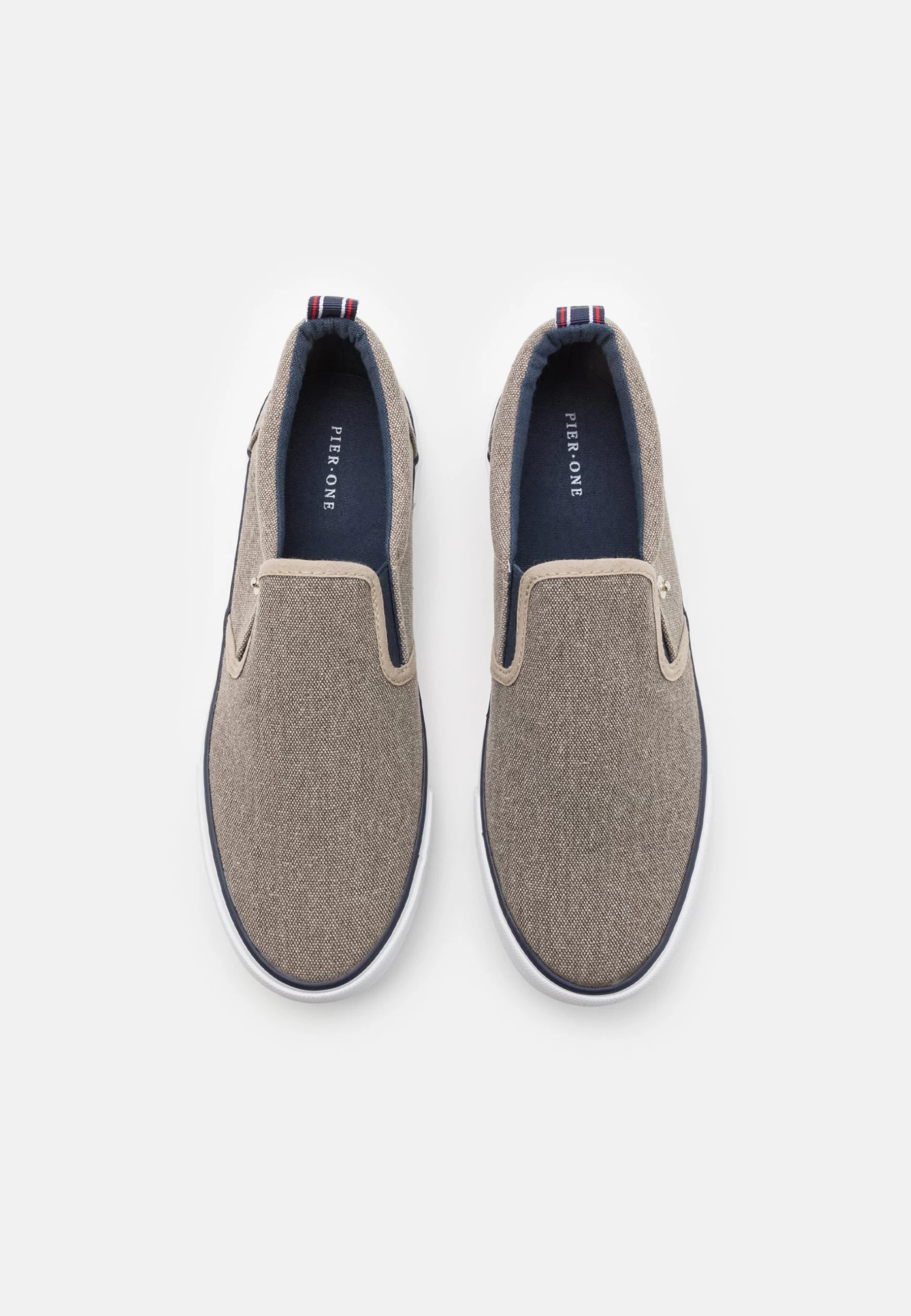 Pier One Unisex - Zapatillas - Taupe - Imagen 4