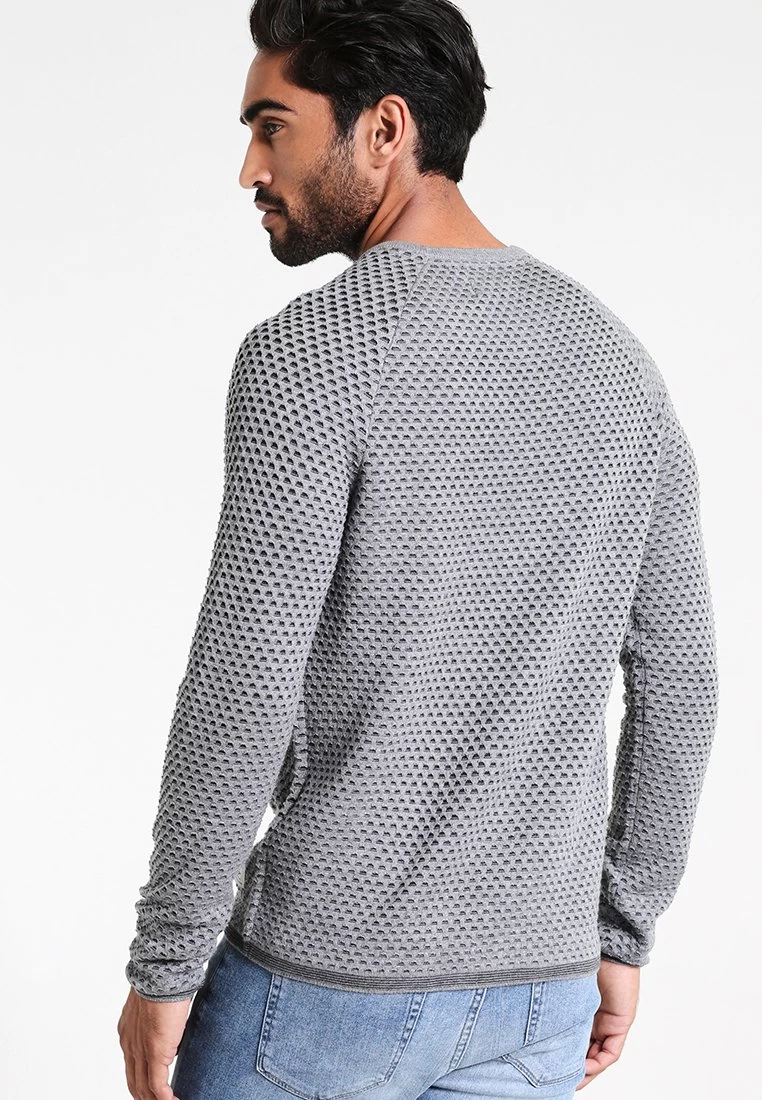Pier One Jersey De Punto - Mottled Grey/Anthracite - Imagen 3