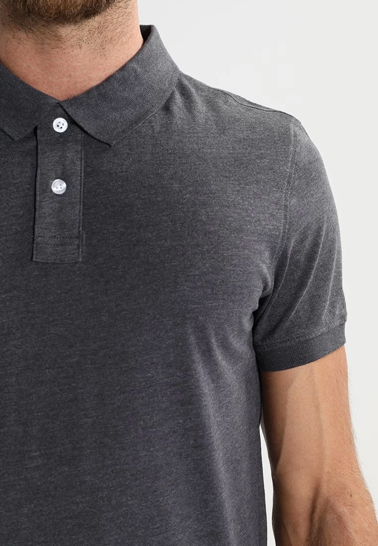 Pier One Polo - Dark Grey Melange - Imagen 5