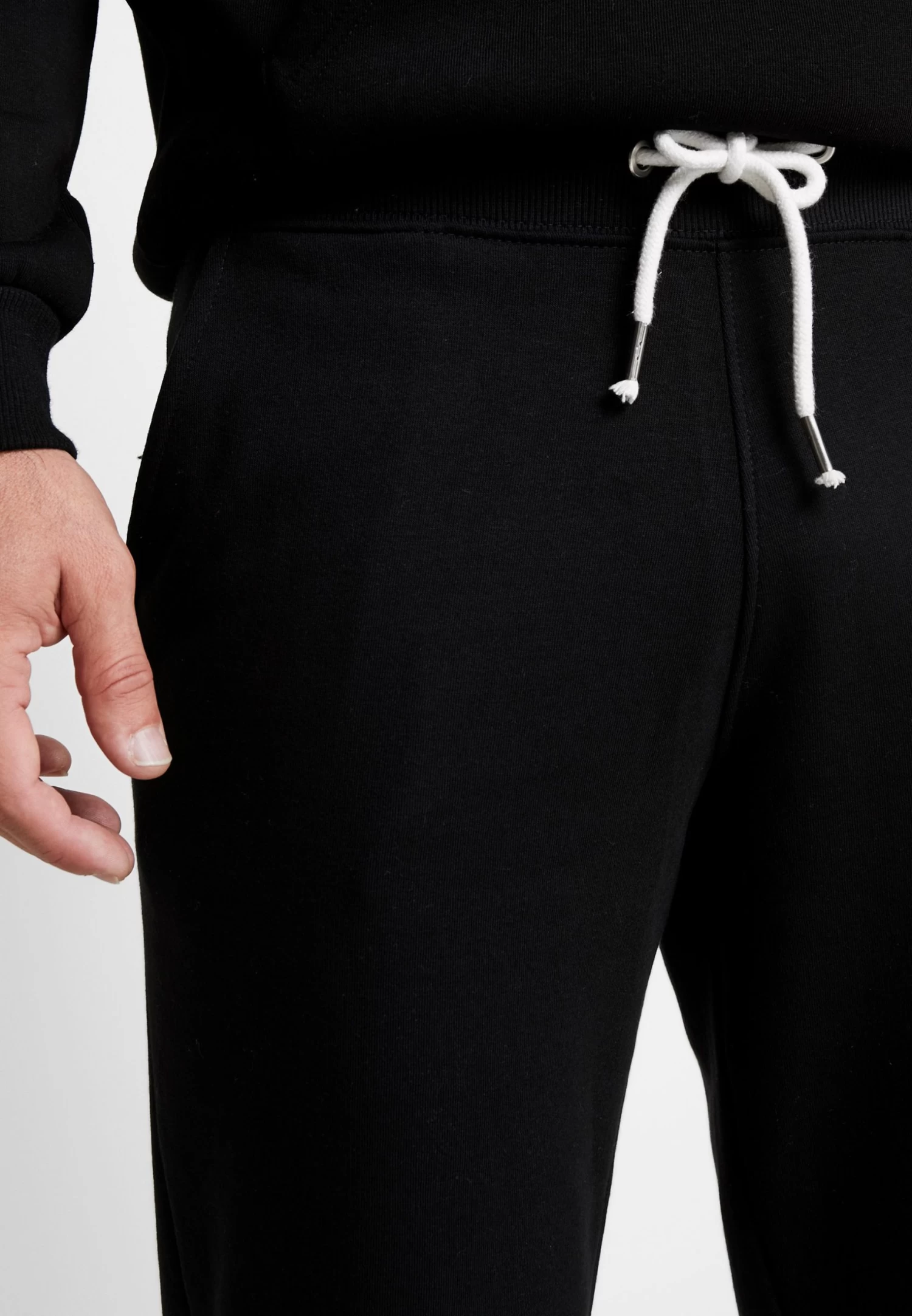 Pier One 2 Pack - Pantalones Deportivos - Black/Mottled Light Gre - Imagen 5