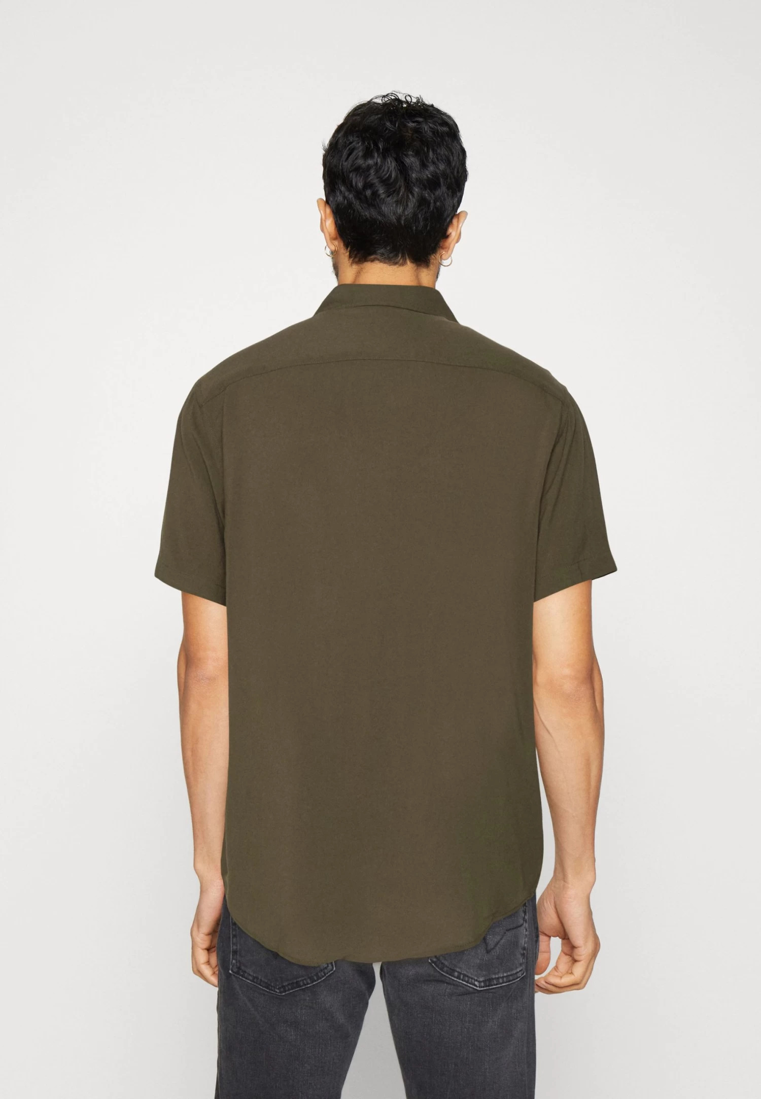Pier One 2 Pack - Camisa - Olive/Black - Imagen 3