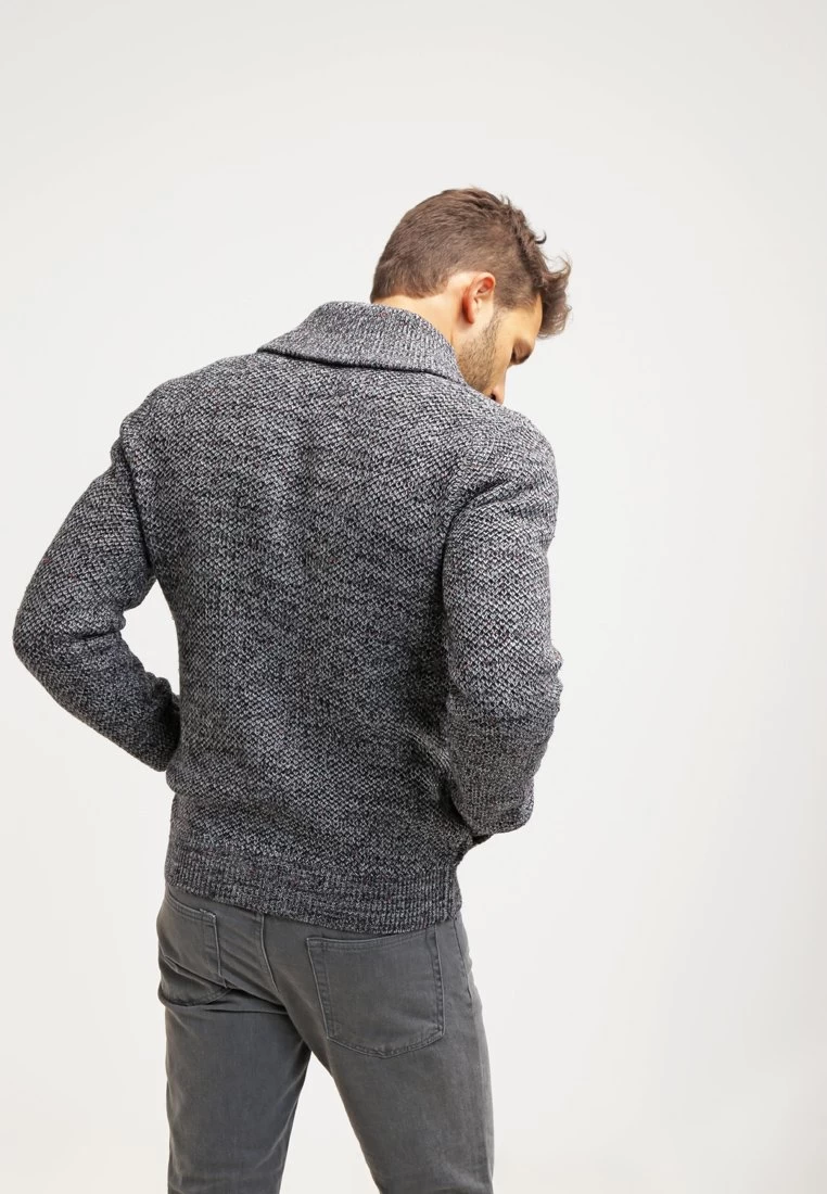 Pier One Chaqueta De Punto - Dark Grey Melange - Imagen 3