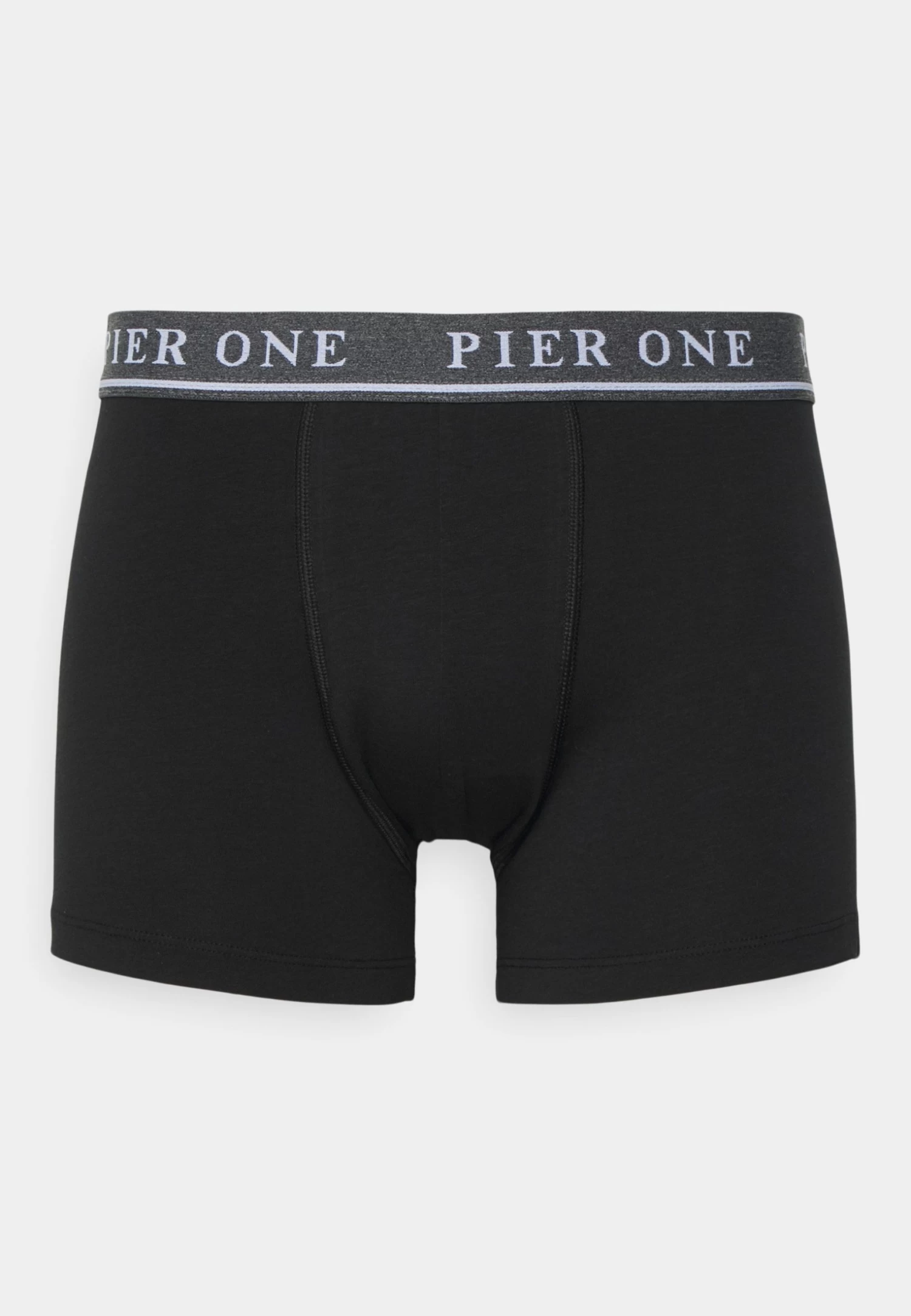 Pier One 5 Pack - Culotte -Black/Mottled Dark Grey - Imagen 2