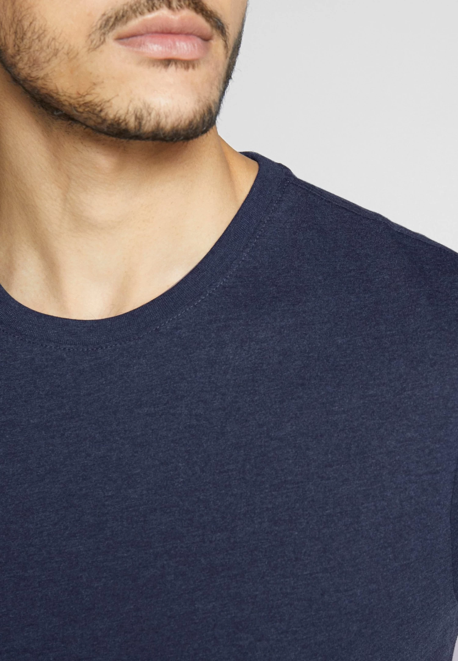 Pier One 4 Pack - Camiseta Básica - Black/White/Blue - Imagen 5