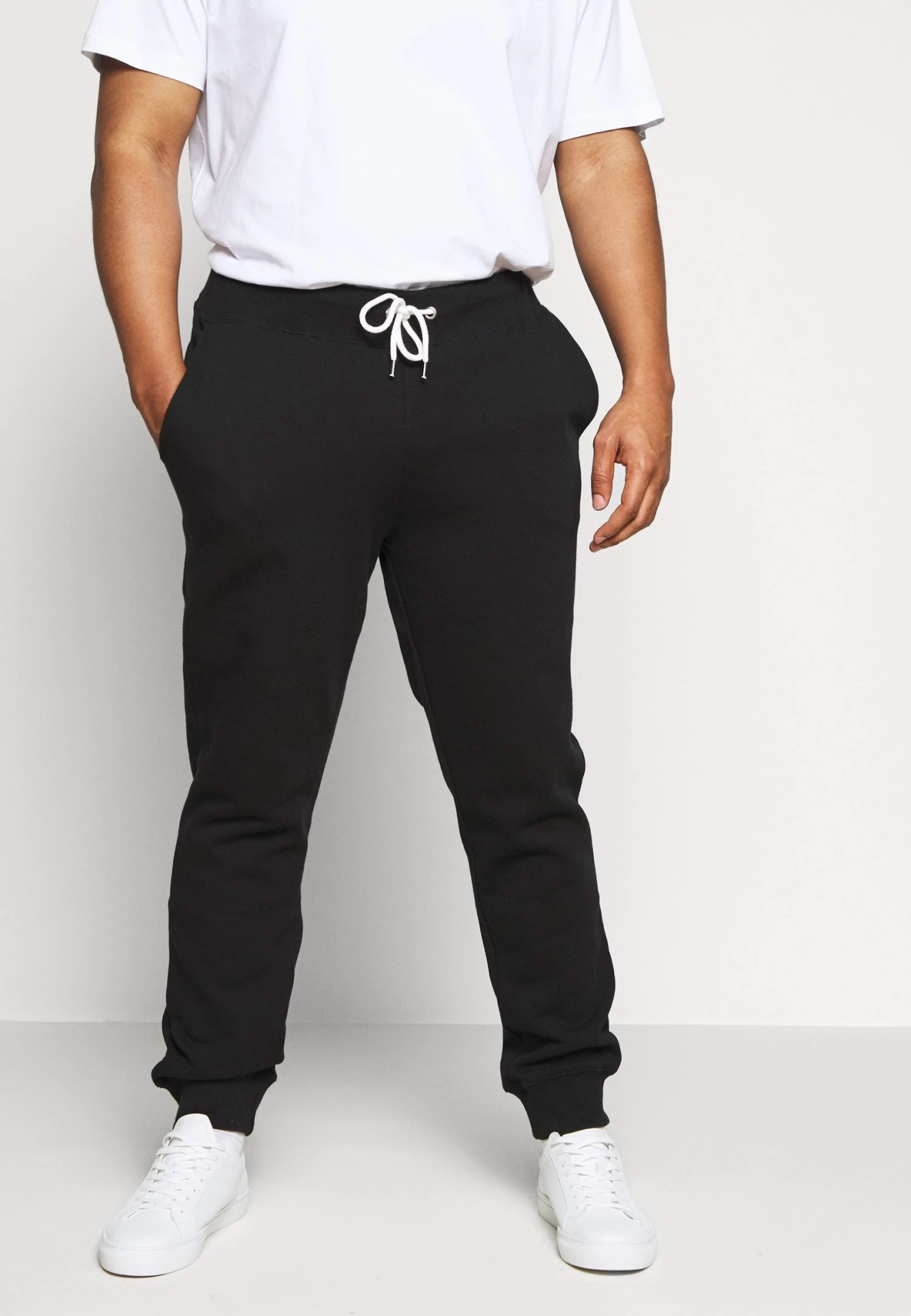 Pier One 2 Pack - Pantalones Deportivos - Black/Mottled Light Grey - Imagen 3