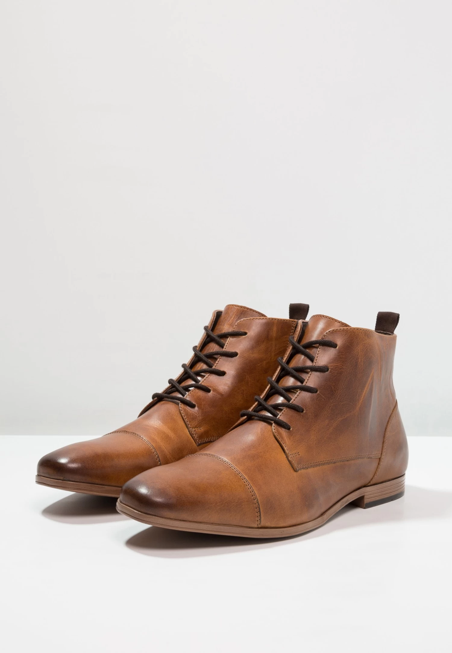 Pier One Botines Con Cordones - Cognac - Imagen 3