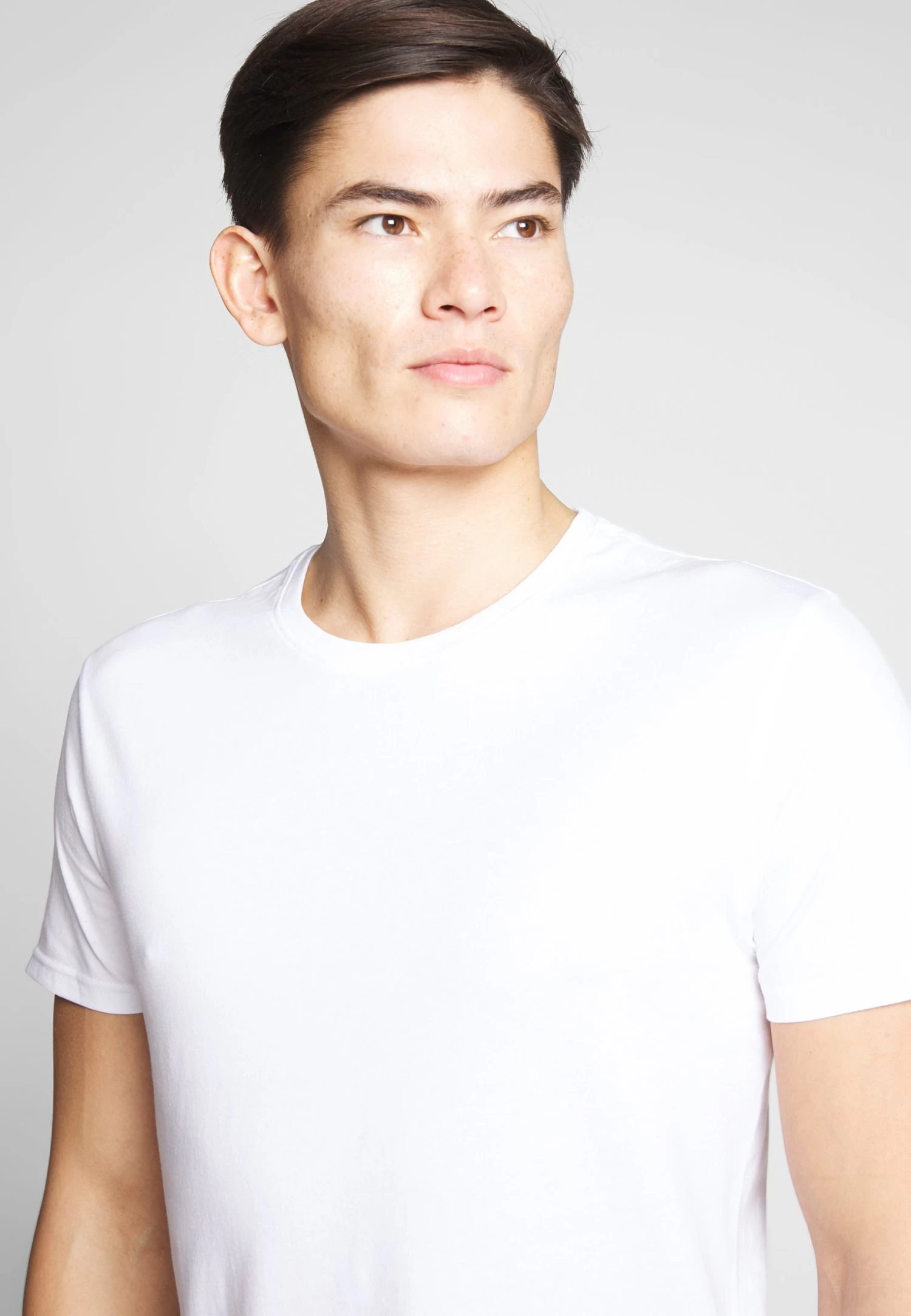 Pier One 2 Pack - Camiseta Básica - White/Dark Blue - Imagen 5