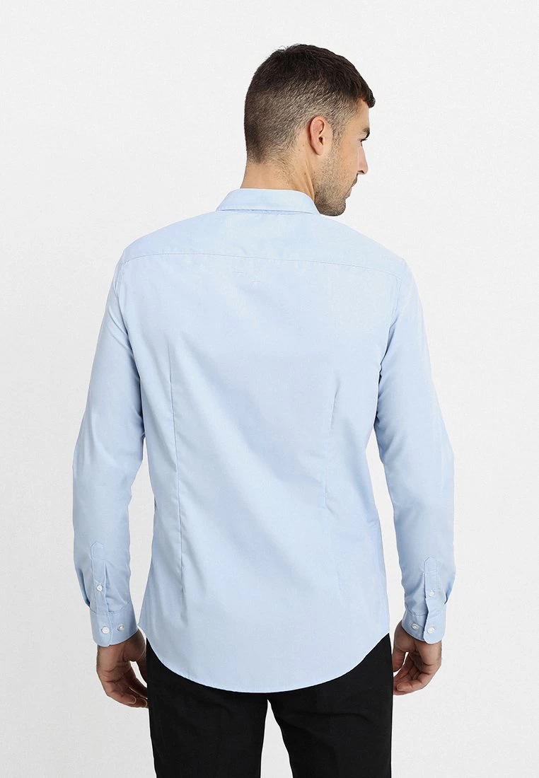Pier One 2 Pack - Camisa Elegante - White/Light Blue - Imagen 3