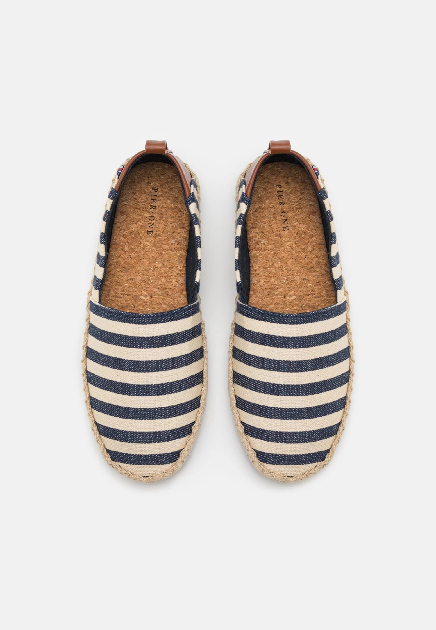 Pier One Unisex - Alpargatas - Dark Blue/White - Imagen 4