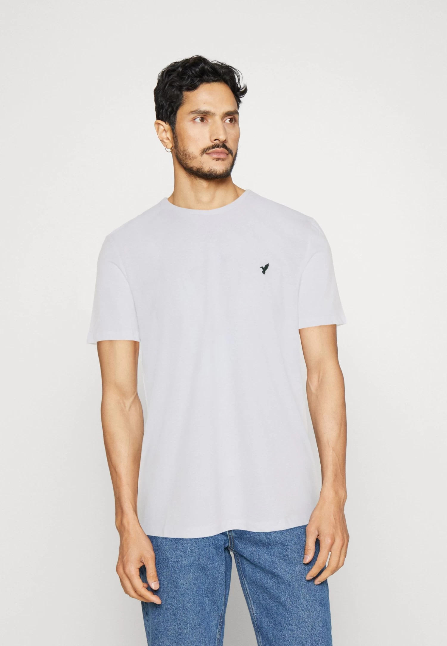 Pier One 5 Pack - Camiseta Básica - White/Ark Green/Blue - Imagen 7