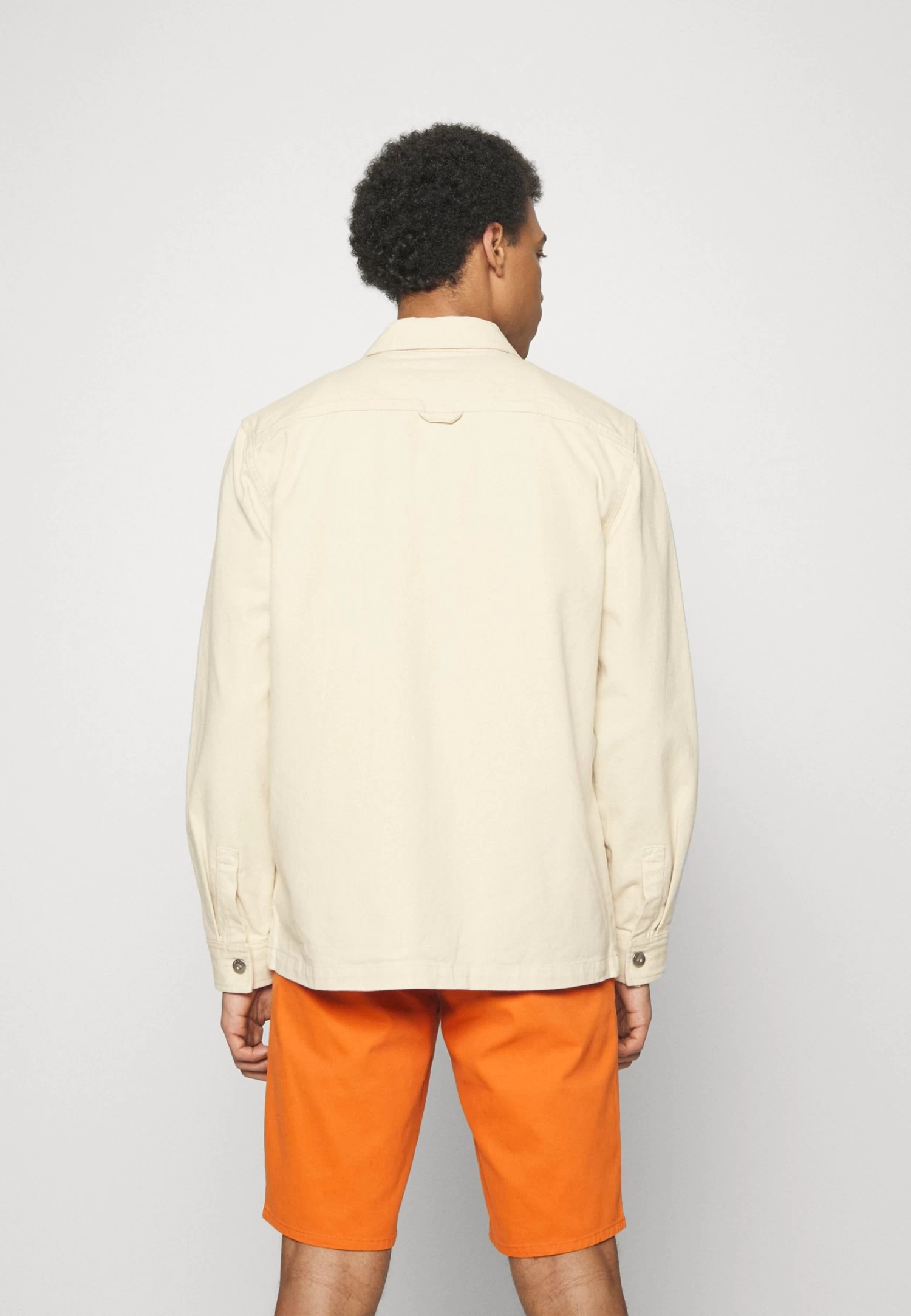 Pier One Undyed Twill- Chaqueta Vaquera - White - Imagen 3