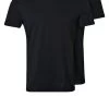 Pier One 2 Pack - Camiseta Básica - Black