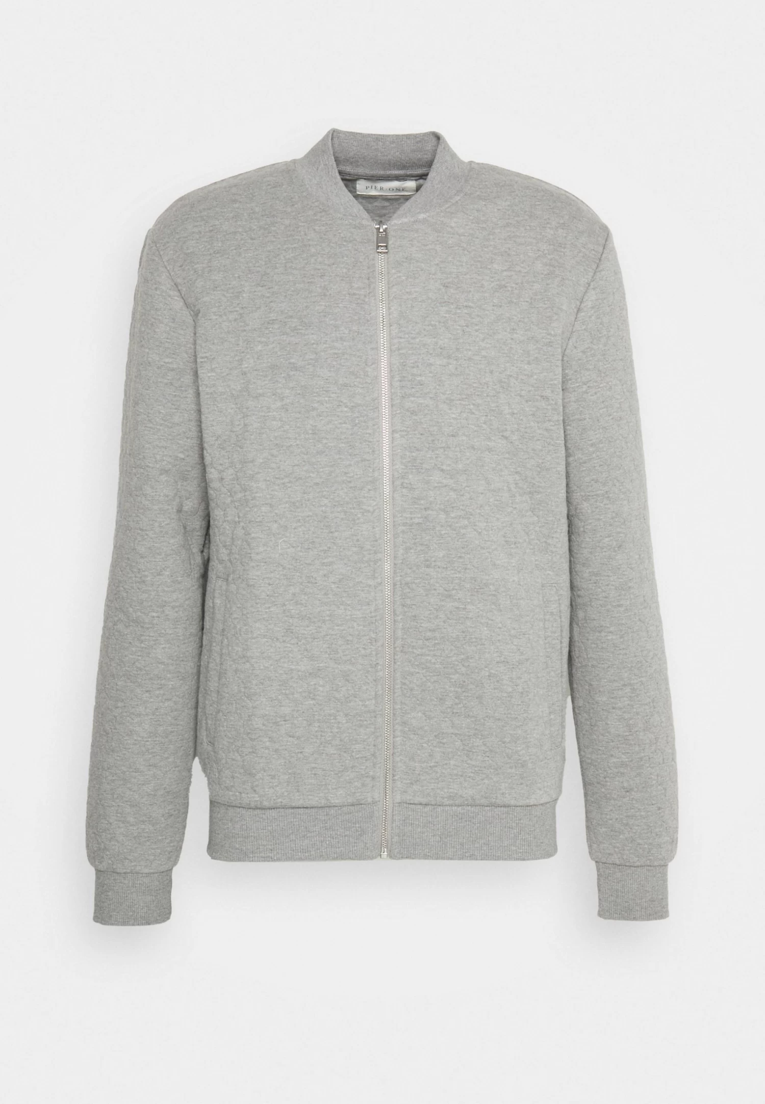 Pier One Sudadera Con Cremallera - Mottled Grey - Imagen 5