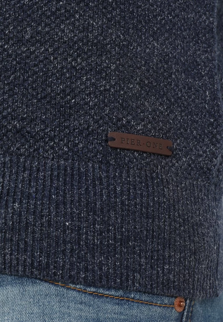 Pier One Chaqueta De Punto - Mottled Blue - Imagen 6