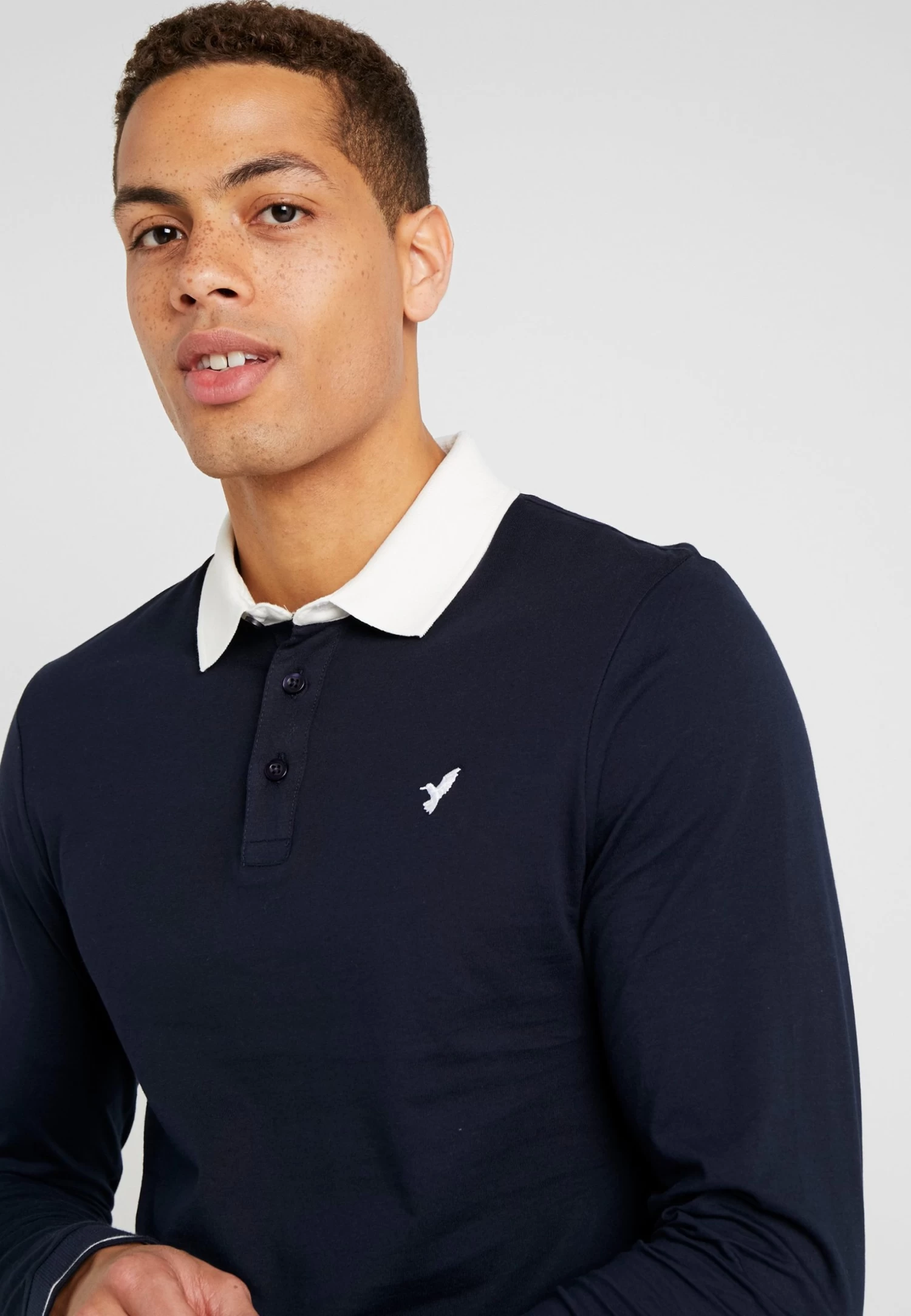 Pier One Muscle Fit - Polo - Dark Blue - Imagen 5