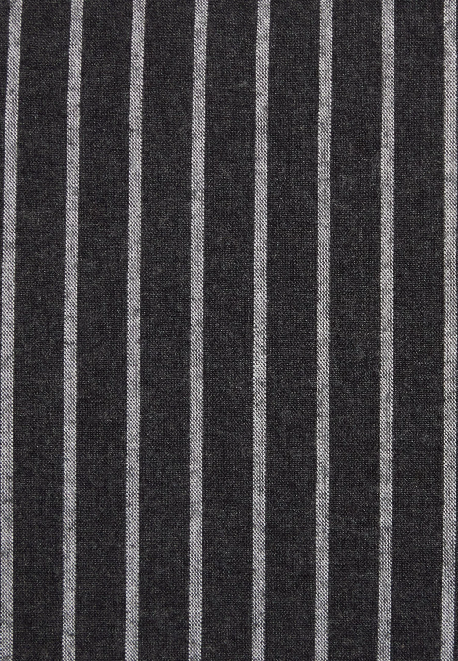 Pier One Flannel Stripes- Camisa - Dark Grey - Imagen 3