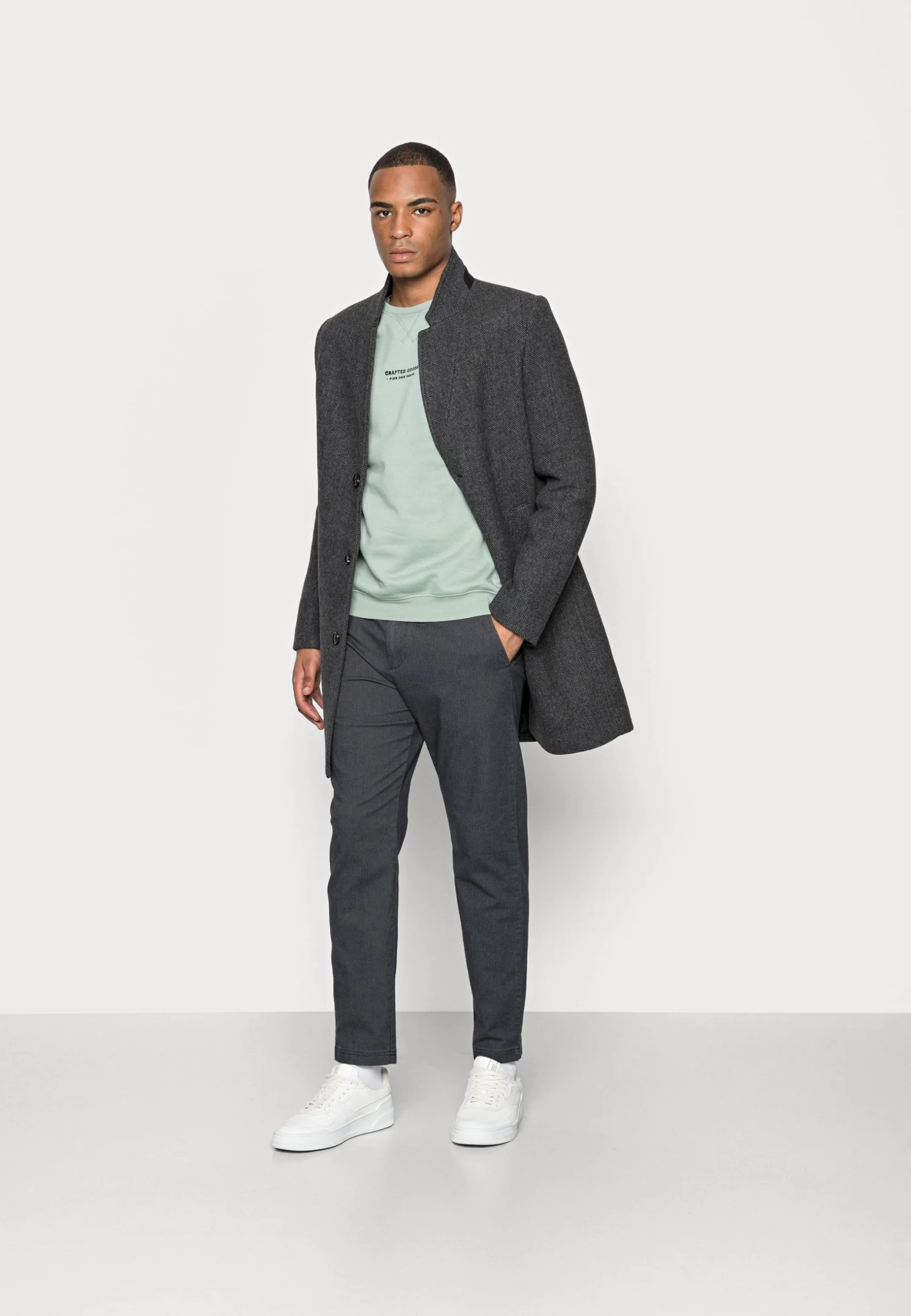 Pier One Crafted Goods Crew - Sudadera - Green - Imagen 2