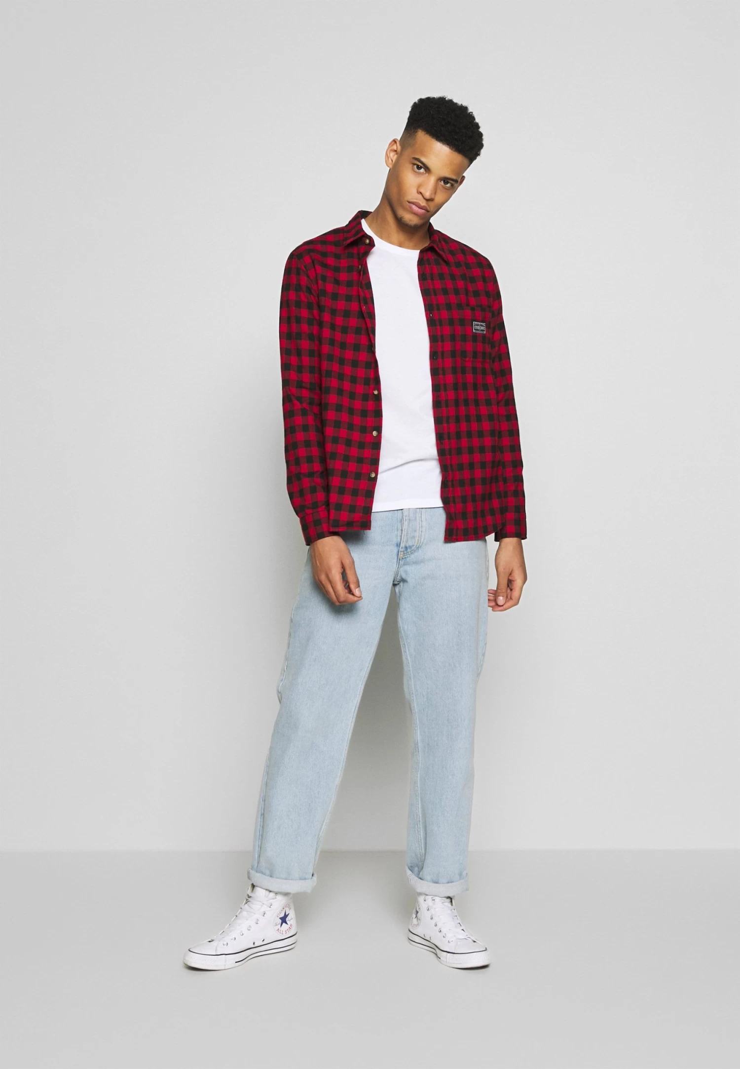 Pier One 3 Pack - Camiseta Básica -Black/ White - Imagen 2