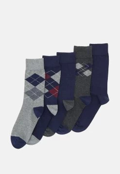 Pier One 5 Pack - Calcetines - Dark Blue
