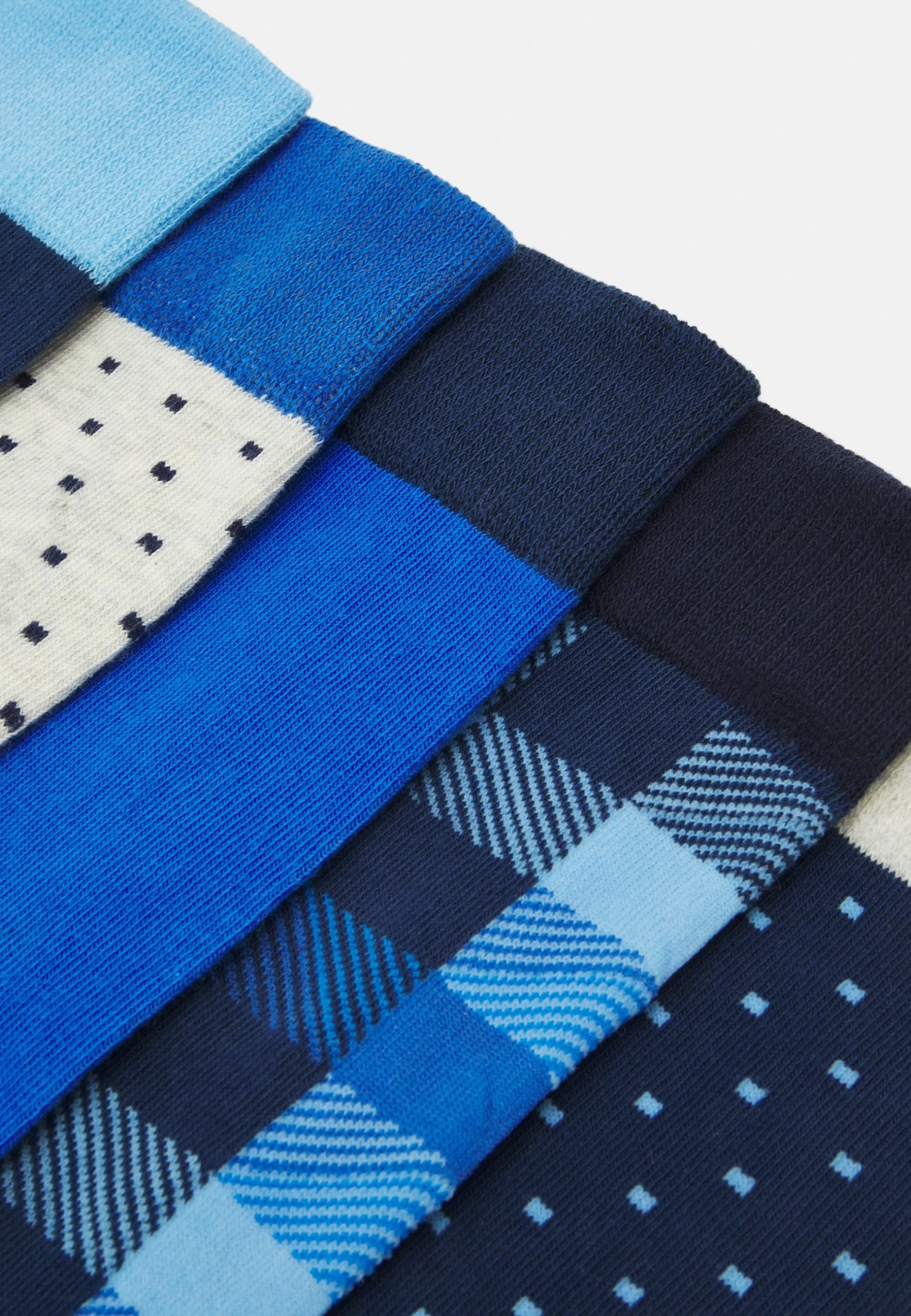 Pier One 5 Pack - Calcetines - White/Blue/Dark Blue - Imagen 2